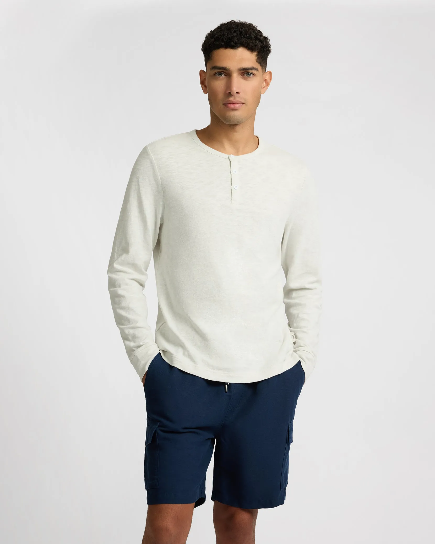 Heavyweight Slub Henley sold by Onia product image thumbnail 2