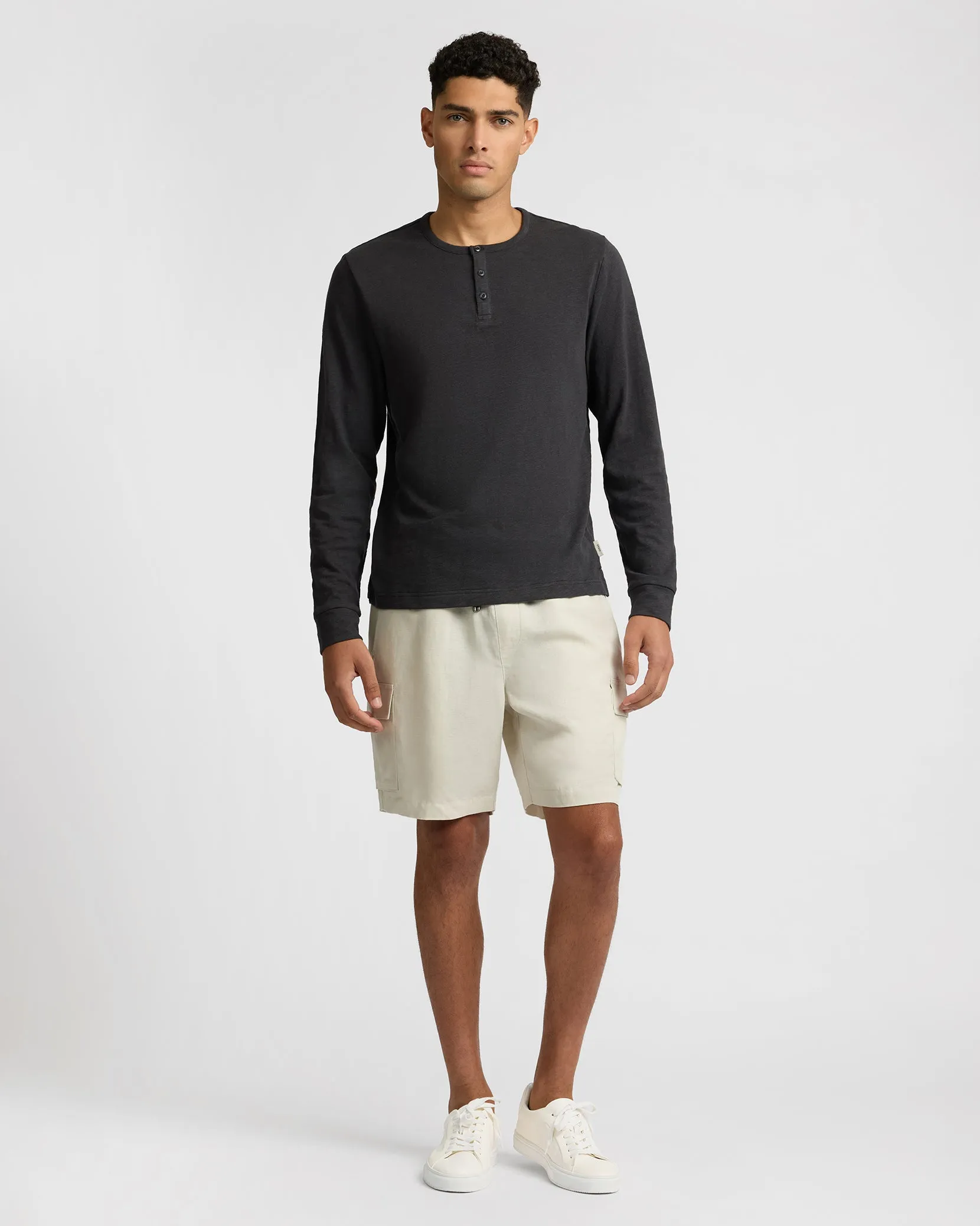 Heavyweight Slub Henley sold by Onia product image thumbnail 5