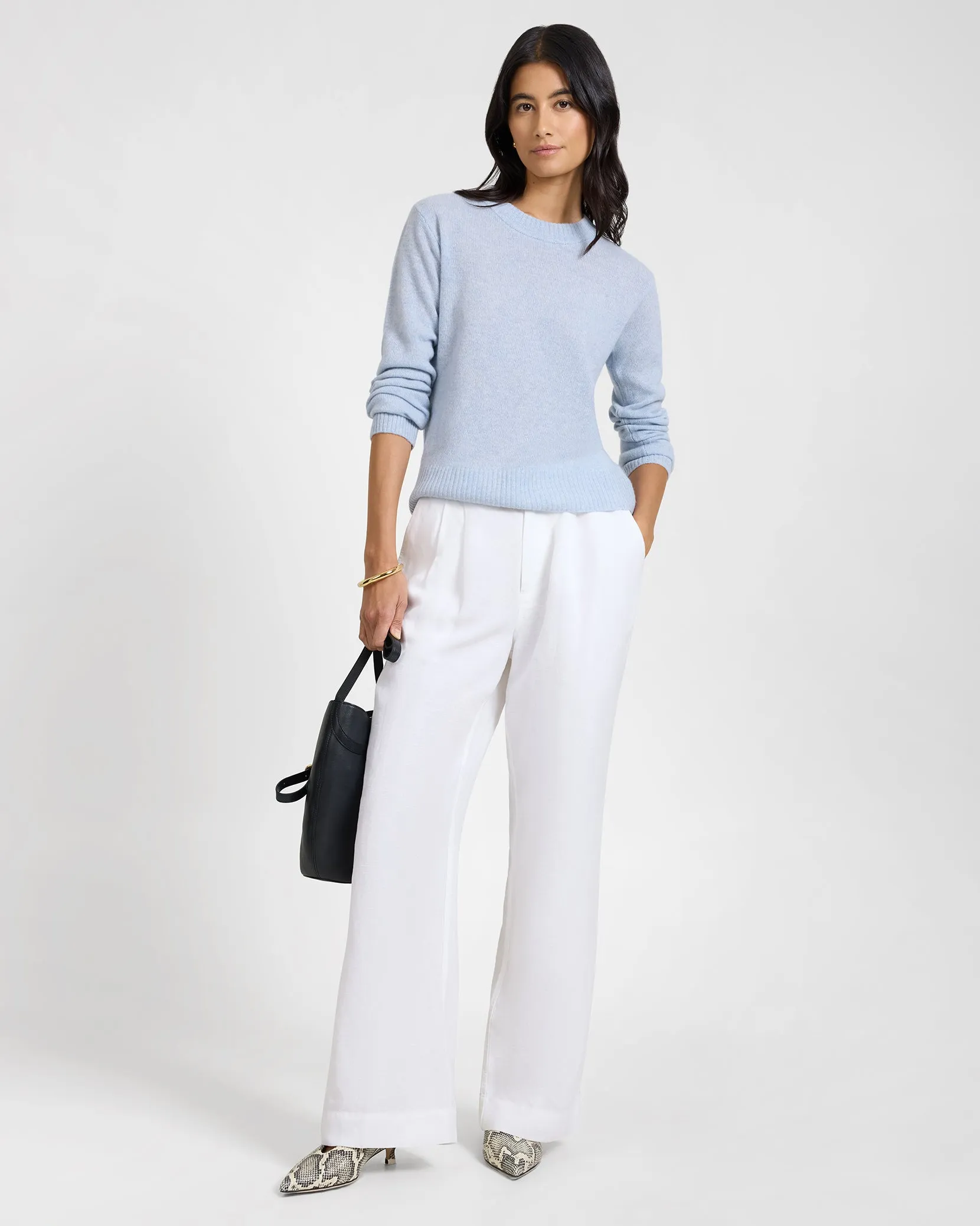 Featherweight Cashmere Crewneck Sweater sold by Onia product image thumbnail 3