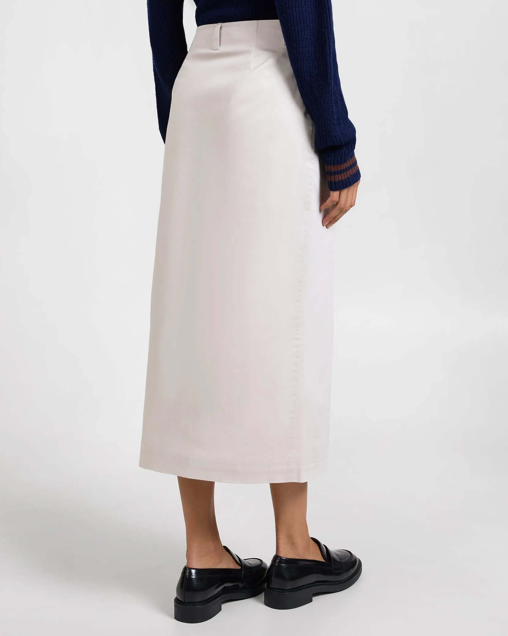 Front Slit Midi Skirt sold by Onia product image thumbnail 5
