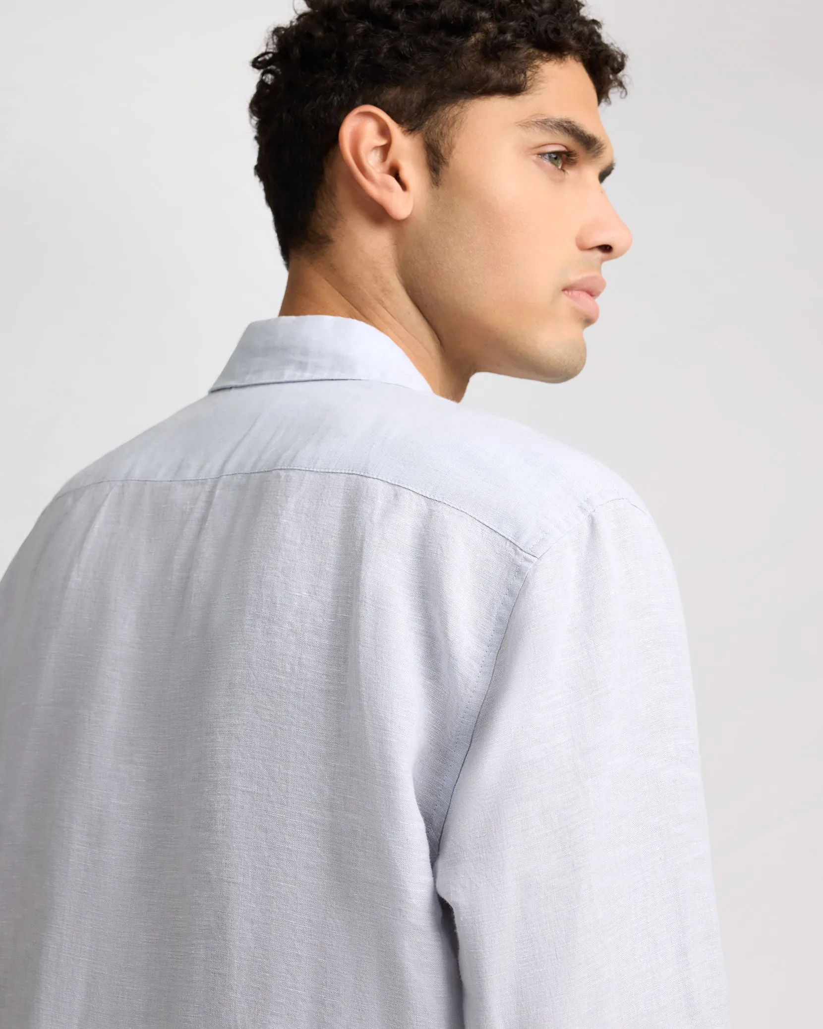 Linen Long Sleeve Shirt sold by Onia product image thumbnail 5
