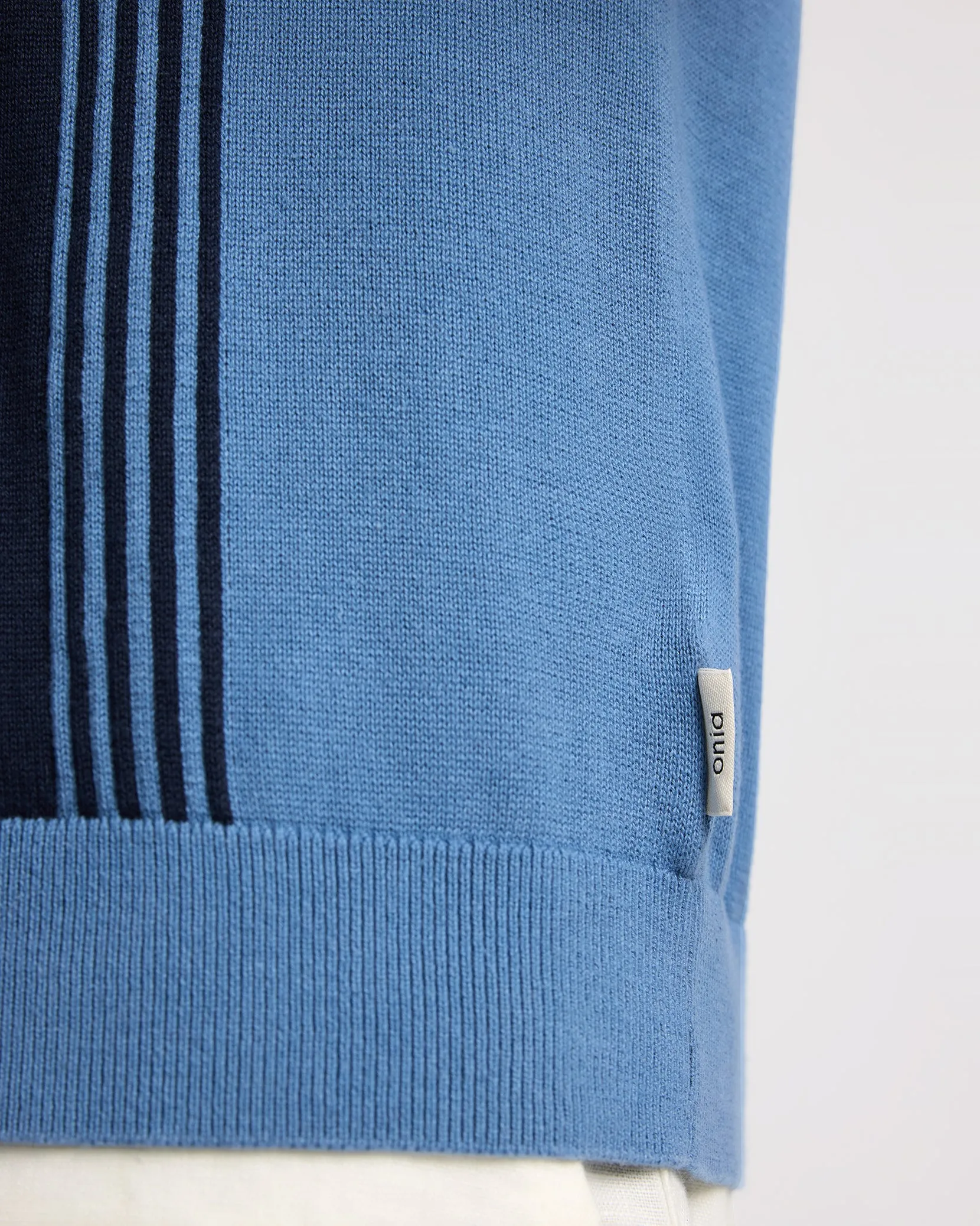 Cotton Knit Short Sleeve Polo sold by Onia product image thumbnail 4