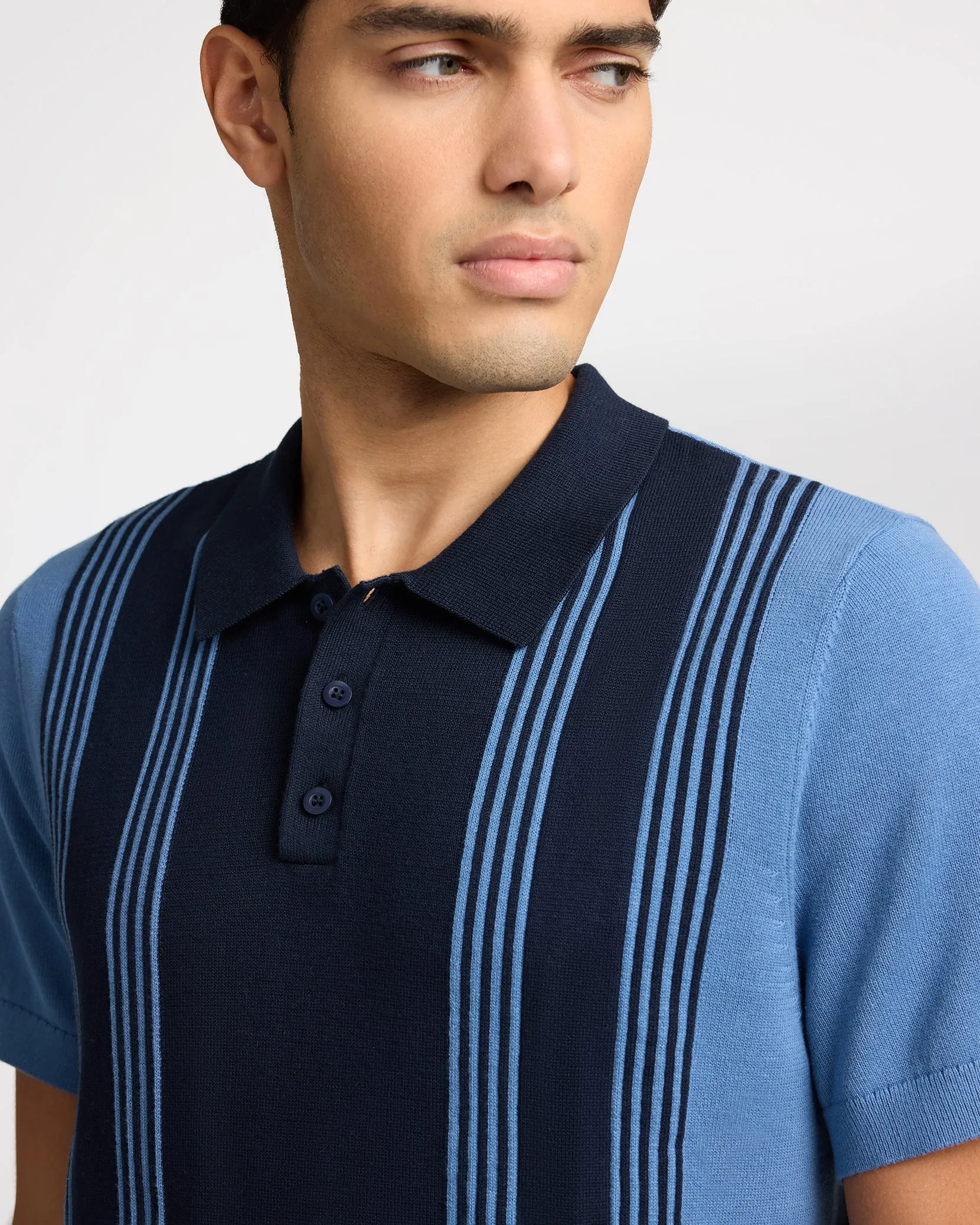 Cotton Knit Short Sleeve Polo sold by Onia product image thumbnail 3