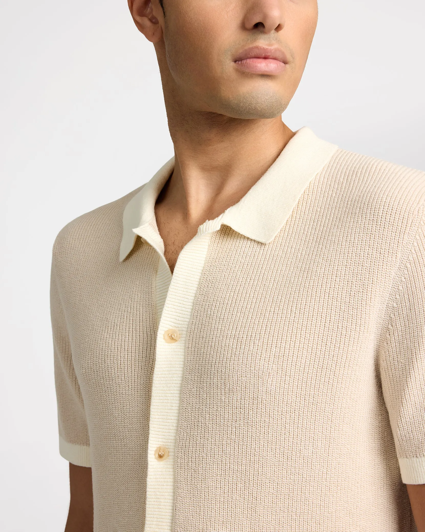 Cotton Linen Button Up Sweater sold by Onia product image thumbnail 4