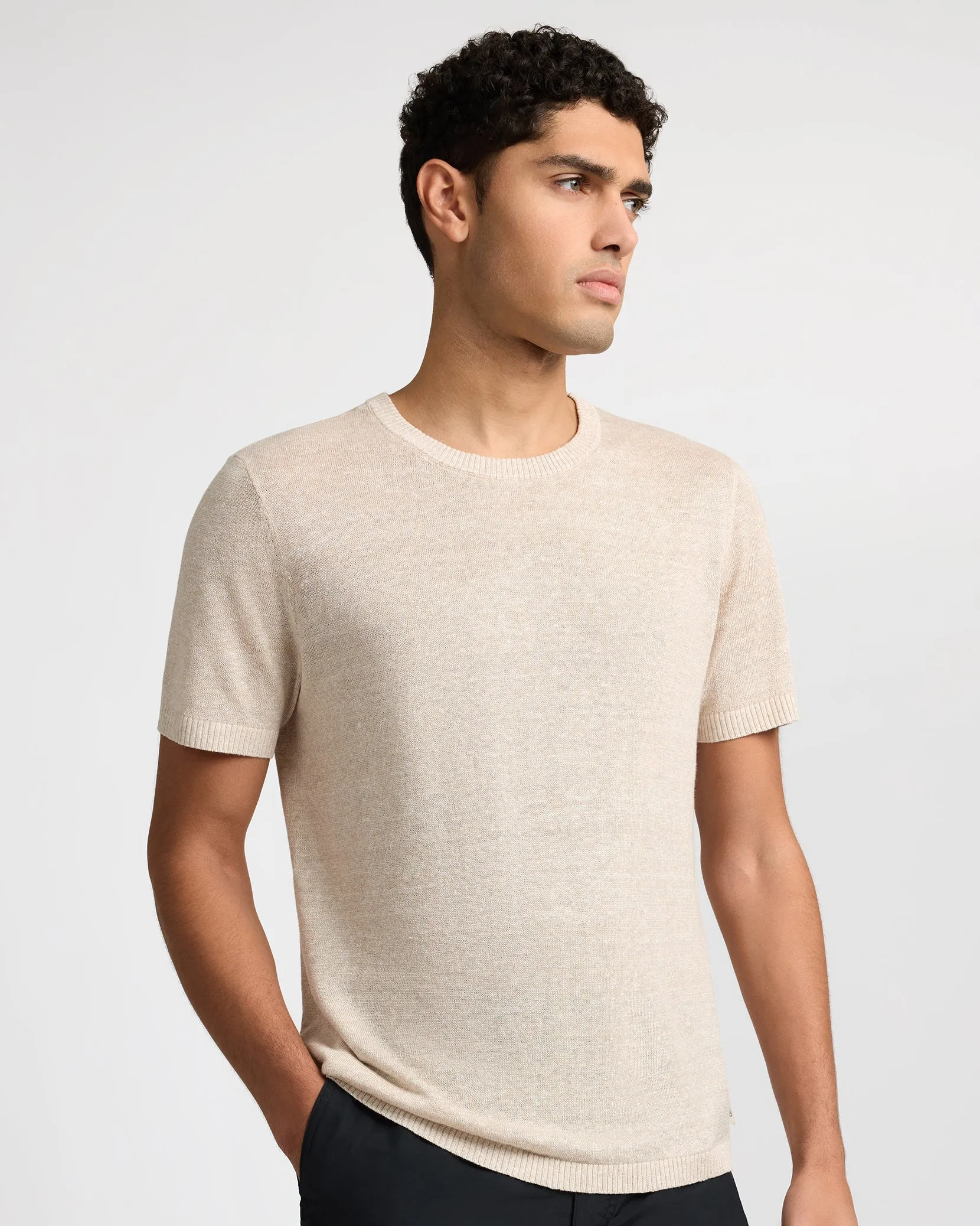 Linen Knit Tee sold by Onia product image thumbnail 2