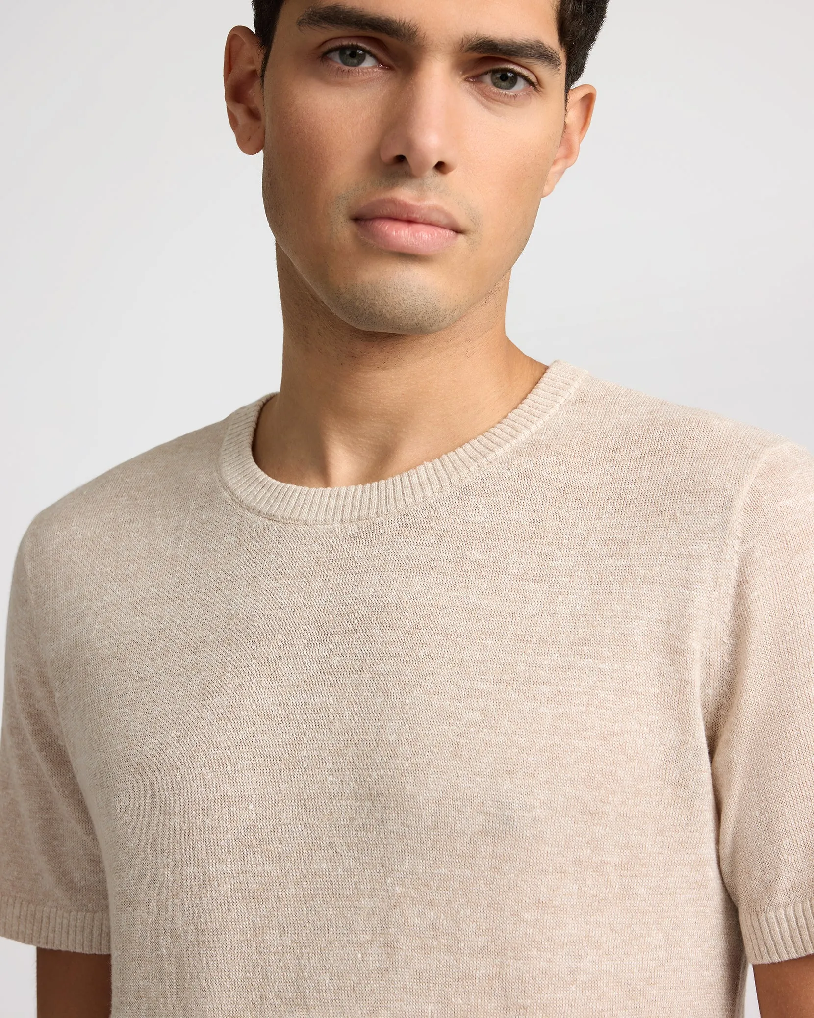 Linen Knit Tee sold by Onia product image thumbnail 3