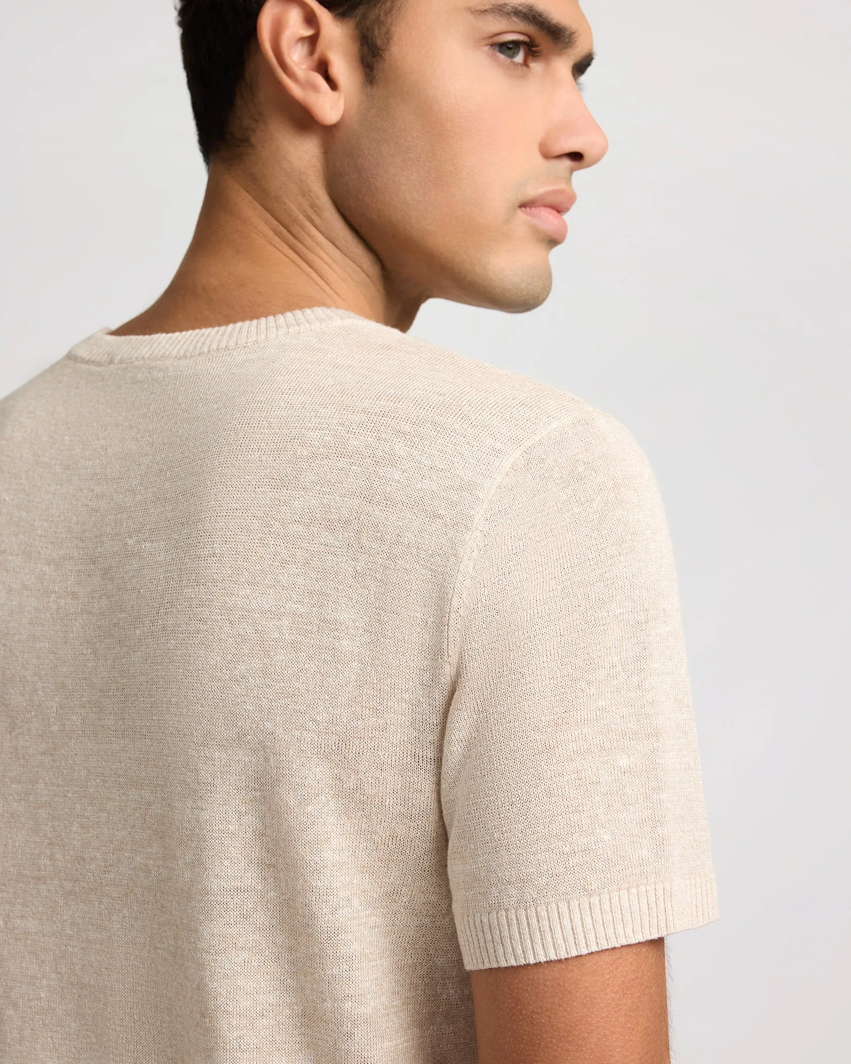 Linen Knit Tee sold by Onia product image thumbnail 5