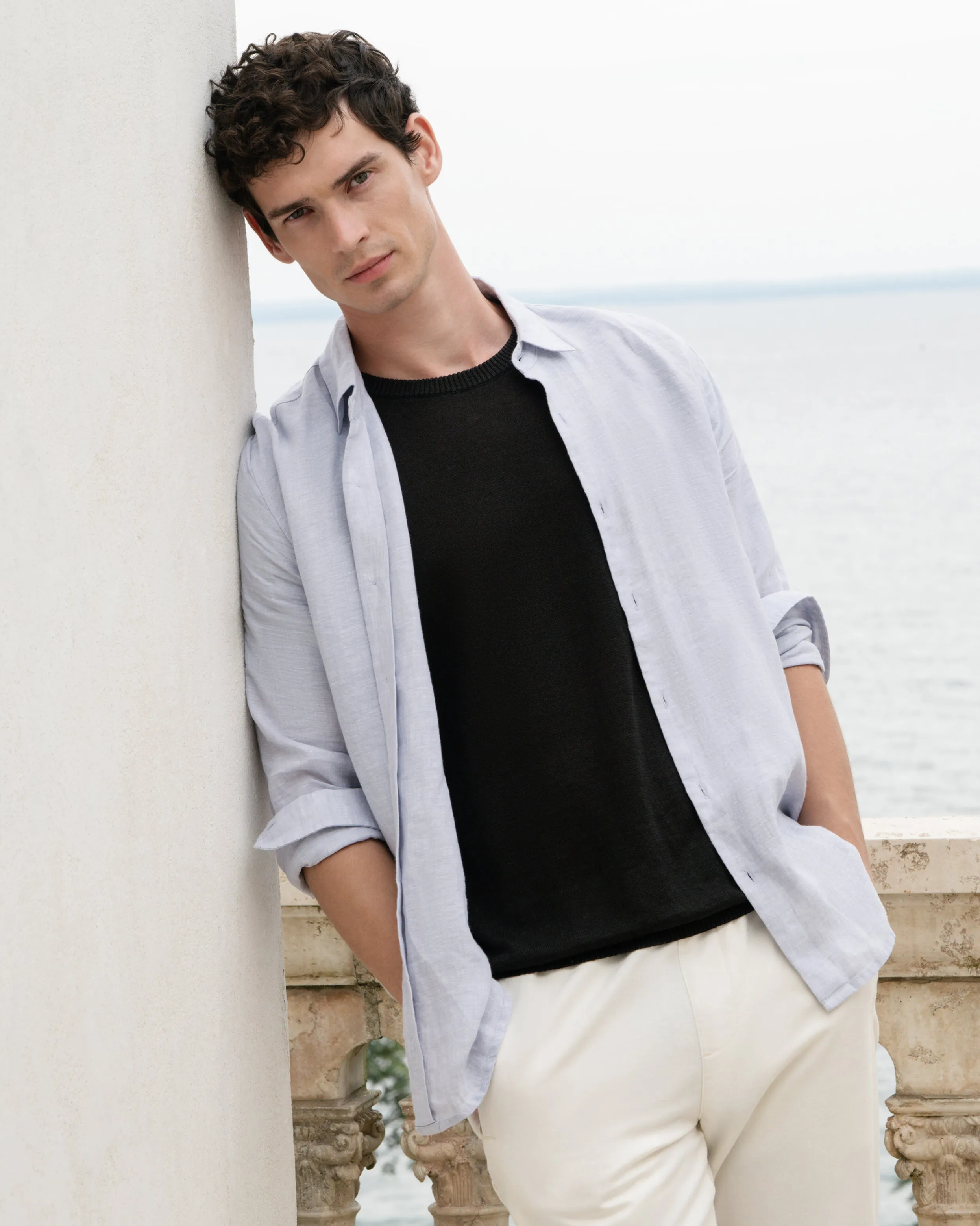 Linen Knit Tee sold by Onia product image thumbnail 2