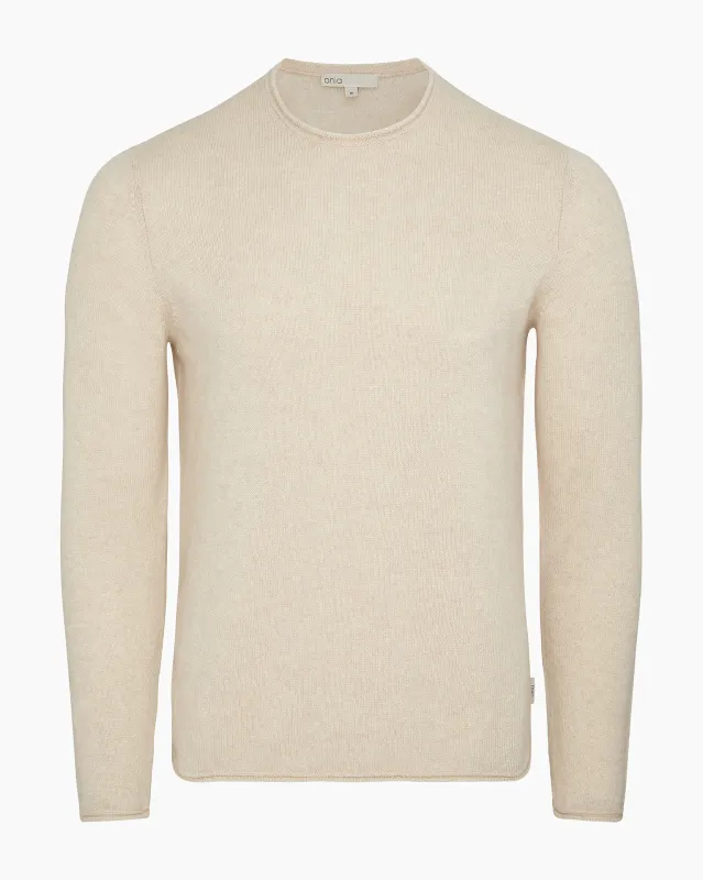 Linen Cashmere Rollneck Sweater sold by Onia