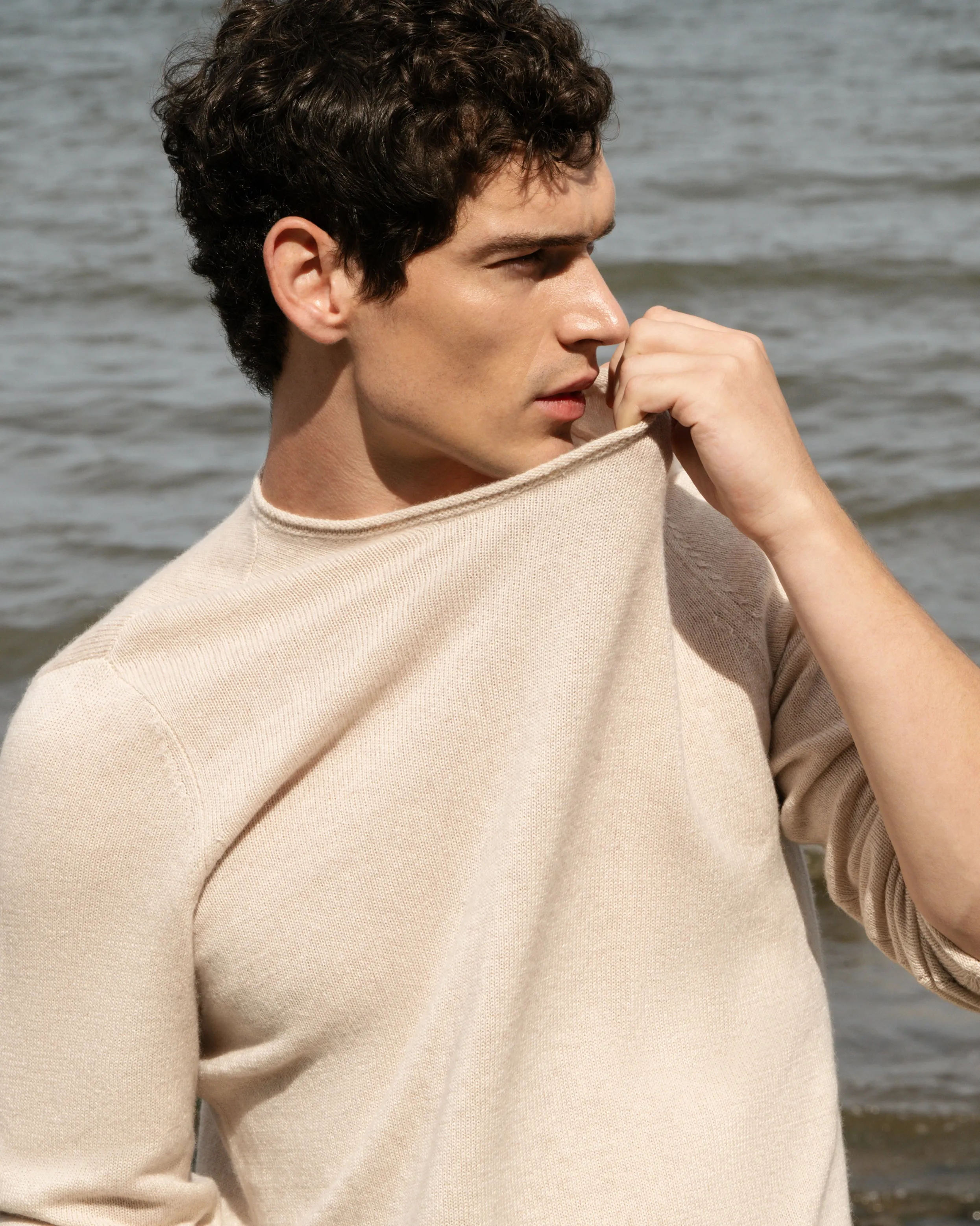 Linen Cashmere Rollneck Sweater sold by Onia product image thumbnail 2