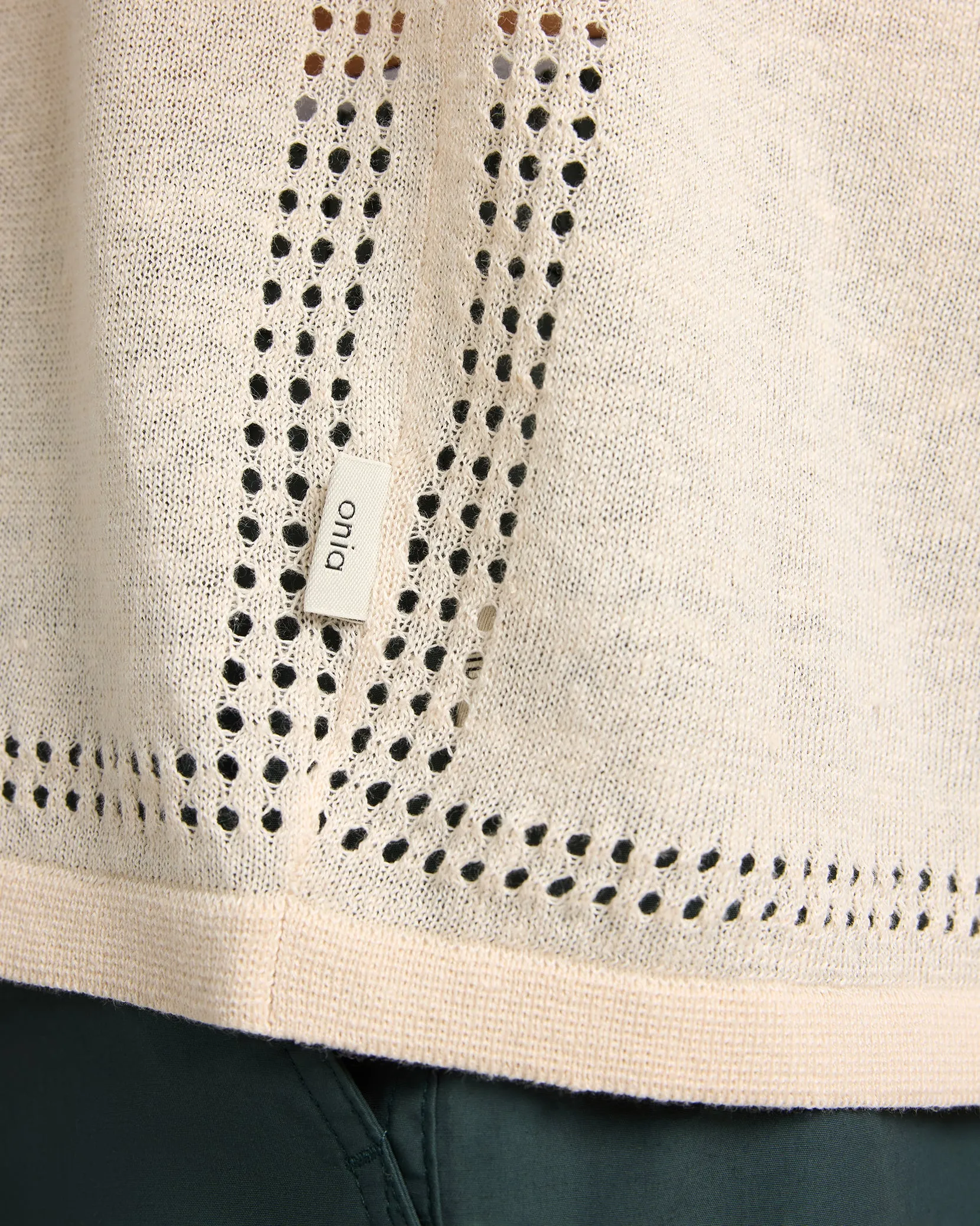 Linen Knit Camp Shirt sold by Onia product image thumbnail 4