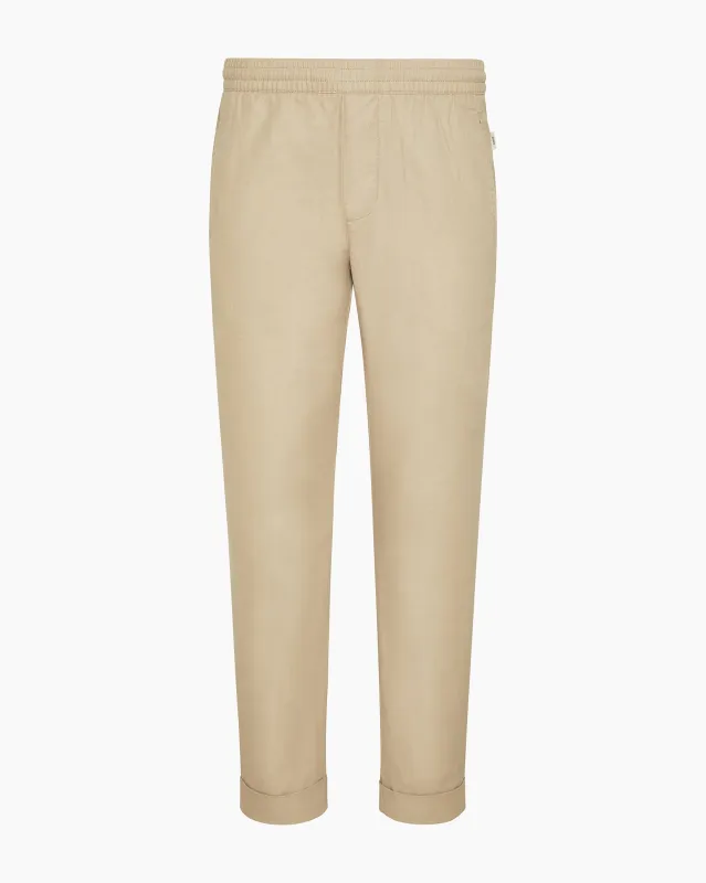 Linen Cotton Stretch Cuff Pant sold by Onia