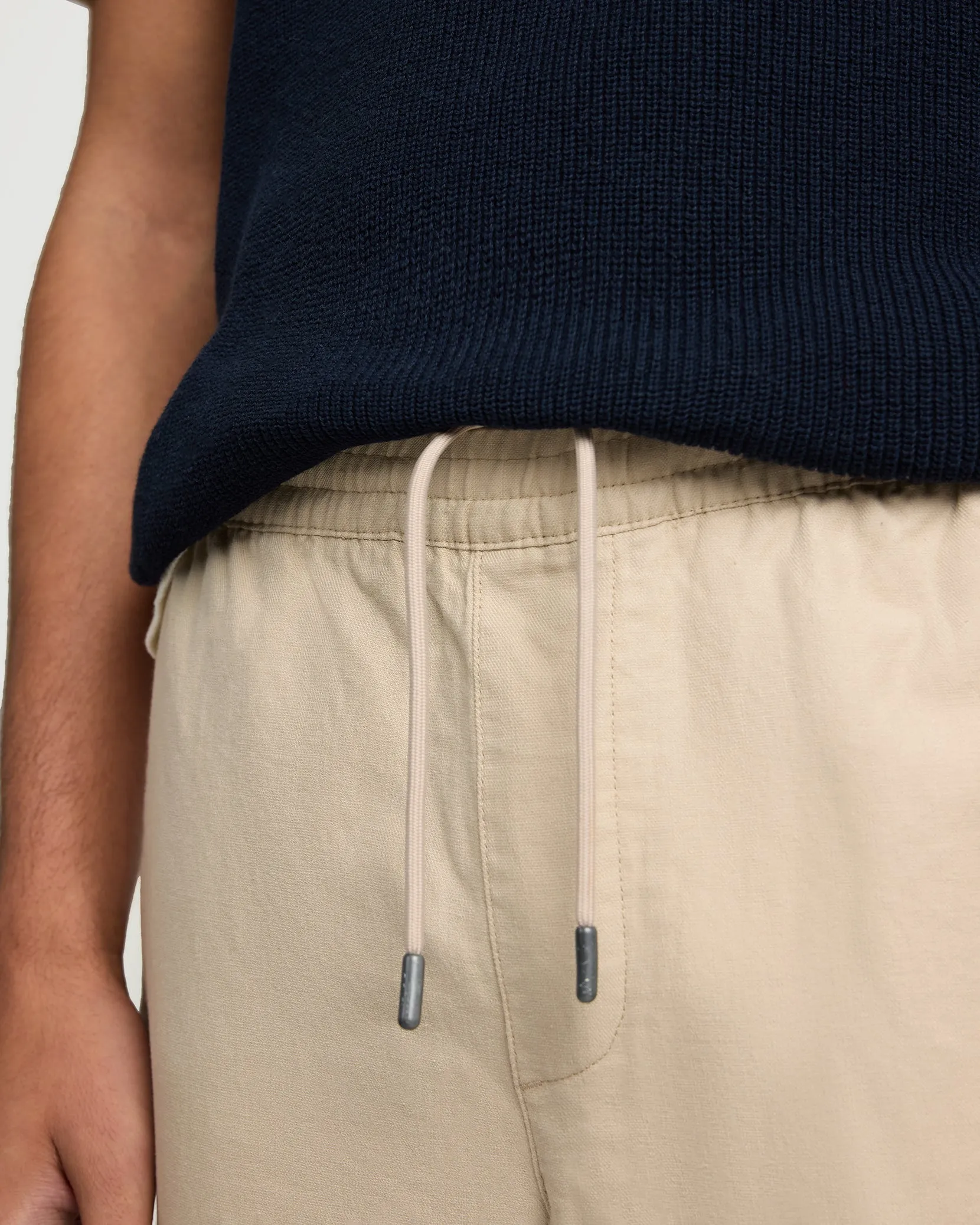 Linen Cotton Stretch Cuff Pant sold by Onia product image thumbnail 4