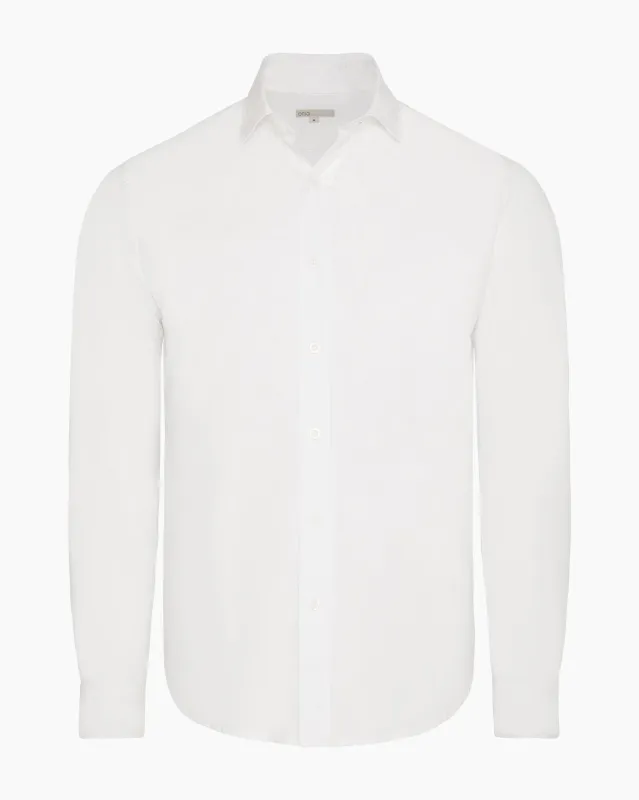 Poplin Long Sleeve Button Down Shirt sold by Onia