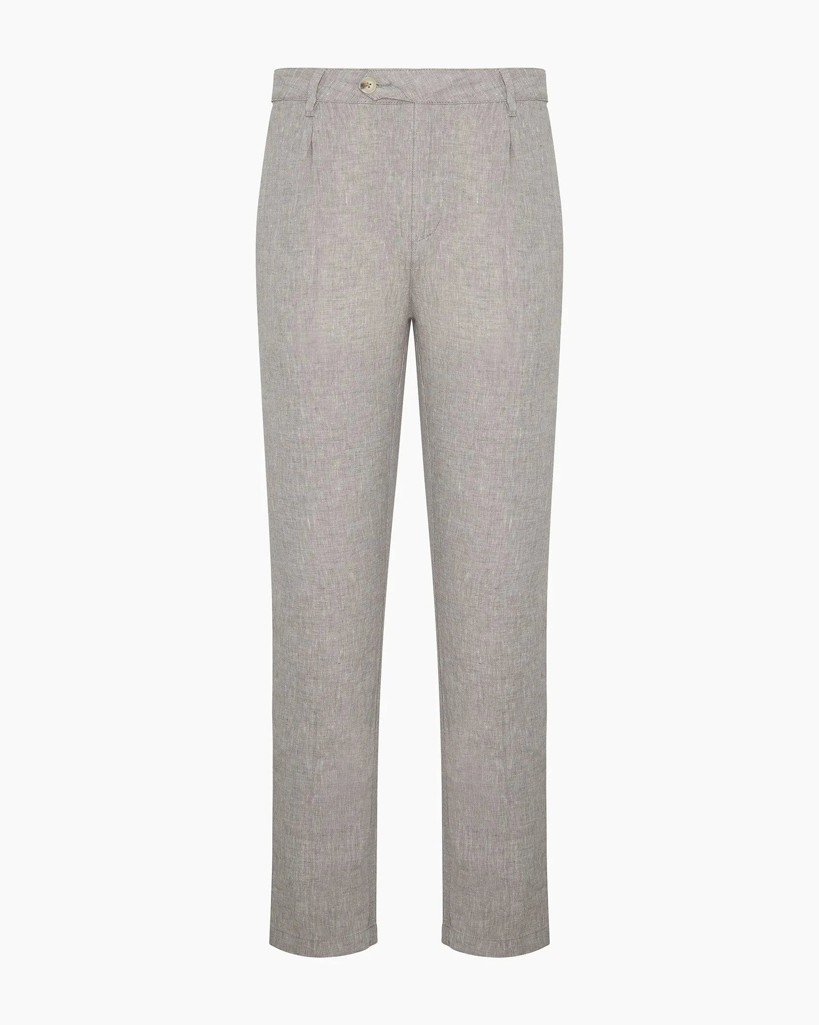 Linen Tapered Pleated Trouser sold by Onia