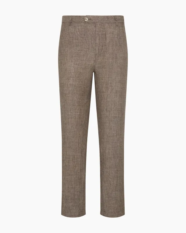 Linen Tapered Pleated Trouser sold by Onia