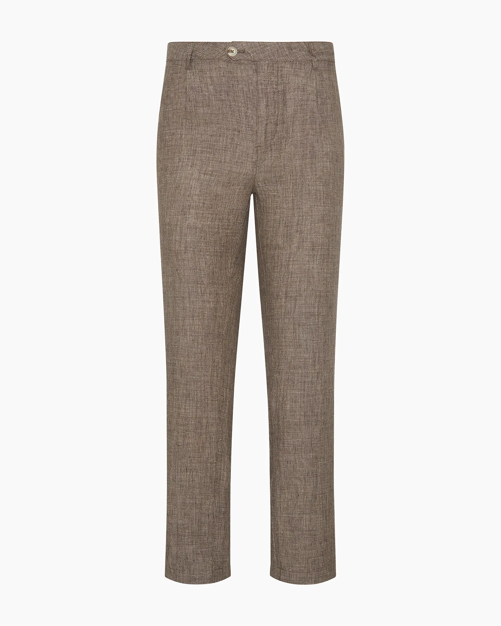 Linen Tapered Pleated Trouser sold by Onia