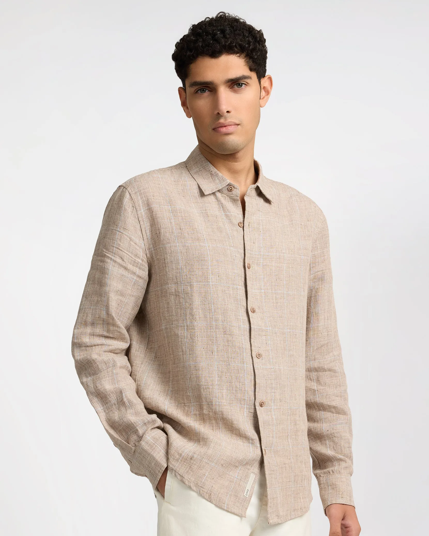 Linen Long Sleeve Shirt sold by Onia product image thumbnail 2