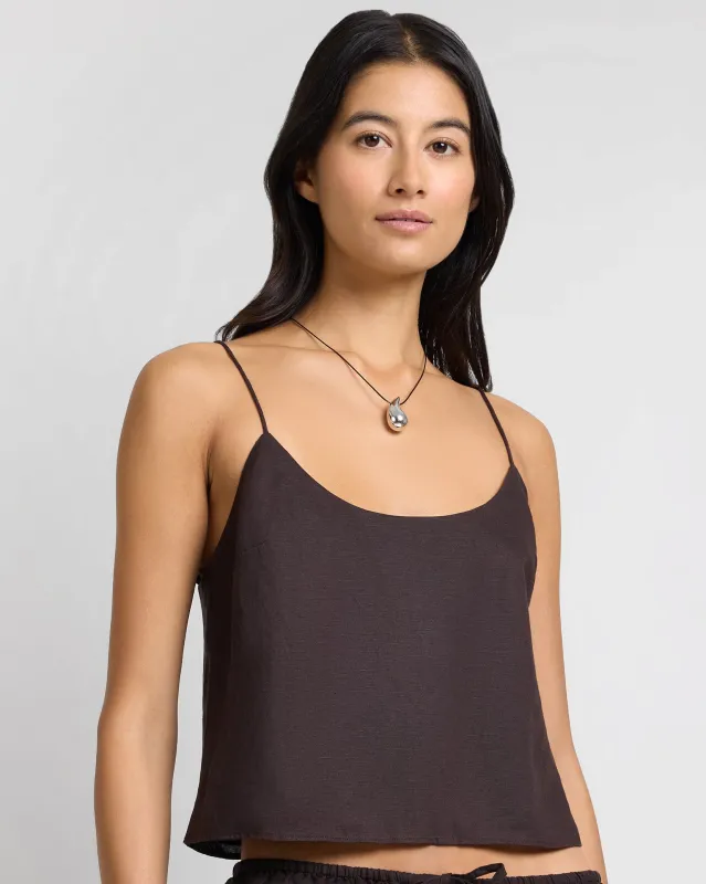 Air Linen Cami Top made by Onia