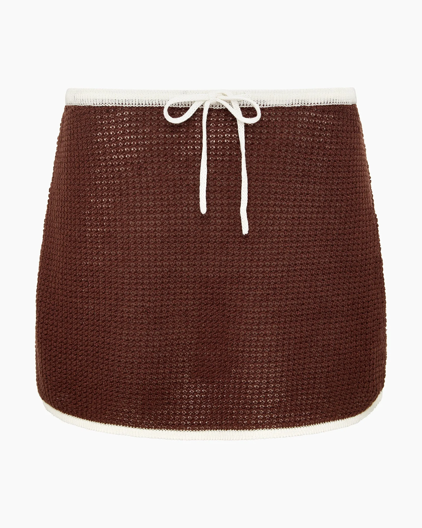 Linen Knit Mini Skirt sold by Onia product image thumbnail 2