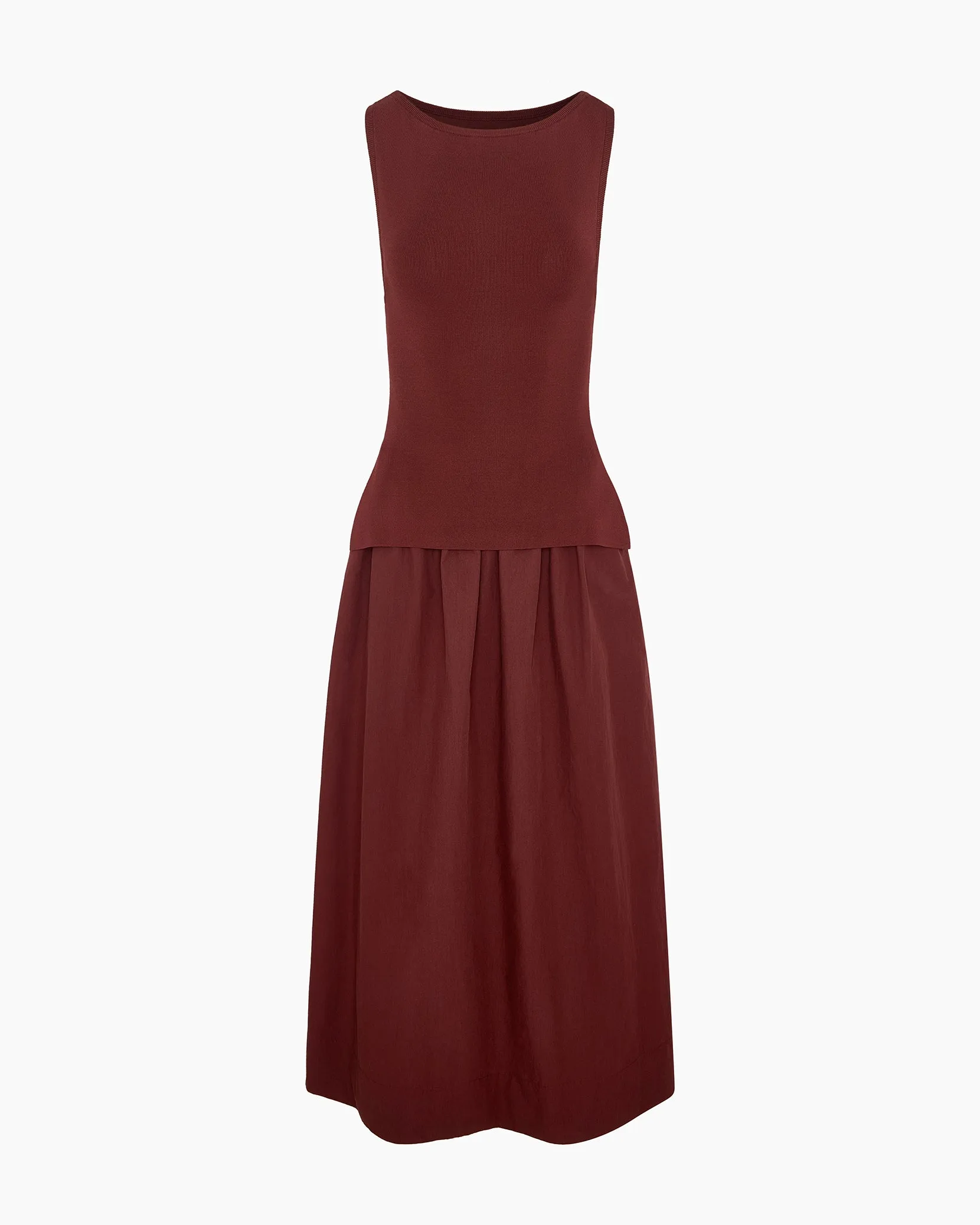 Boatneck Mix Media Dress sold by Onia product image thumbnail 2