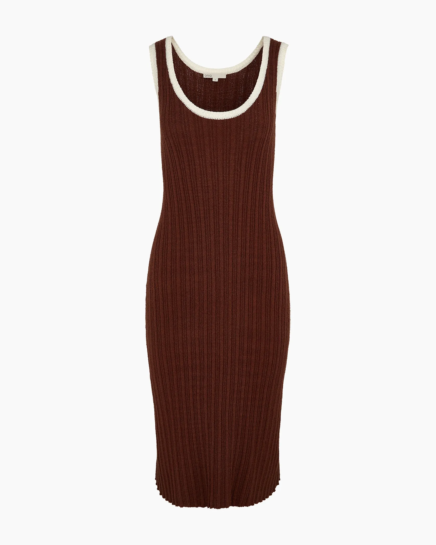 Cotton Boucle Scoop Tank Dress sold by Onia product image thumbnail 2