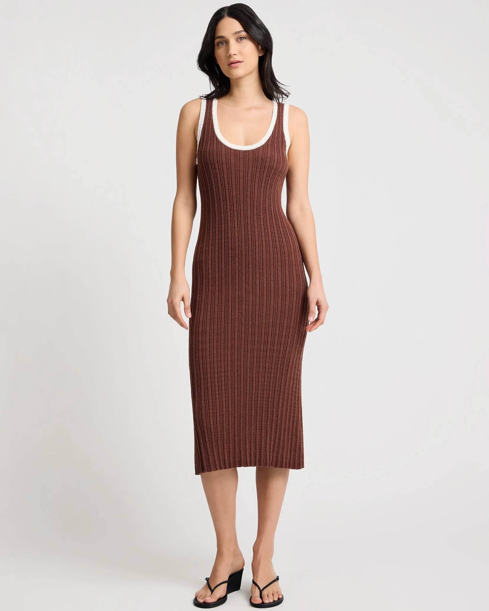 Cotton Boucle Scoop Tank Dress sold by Onia