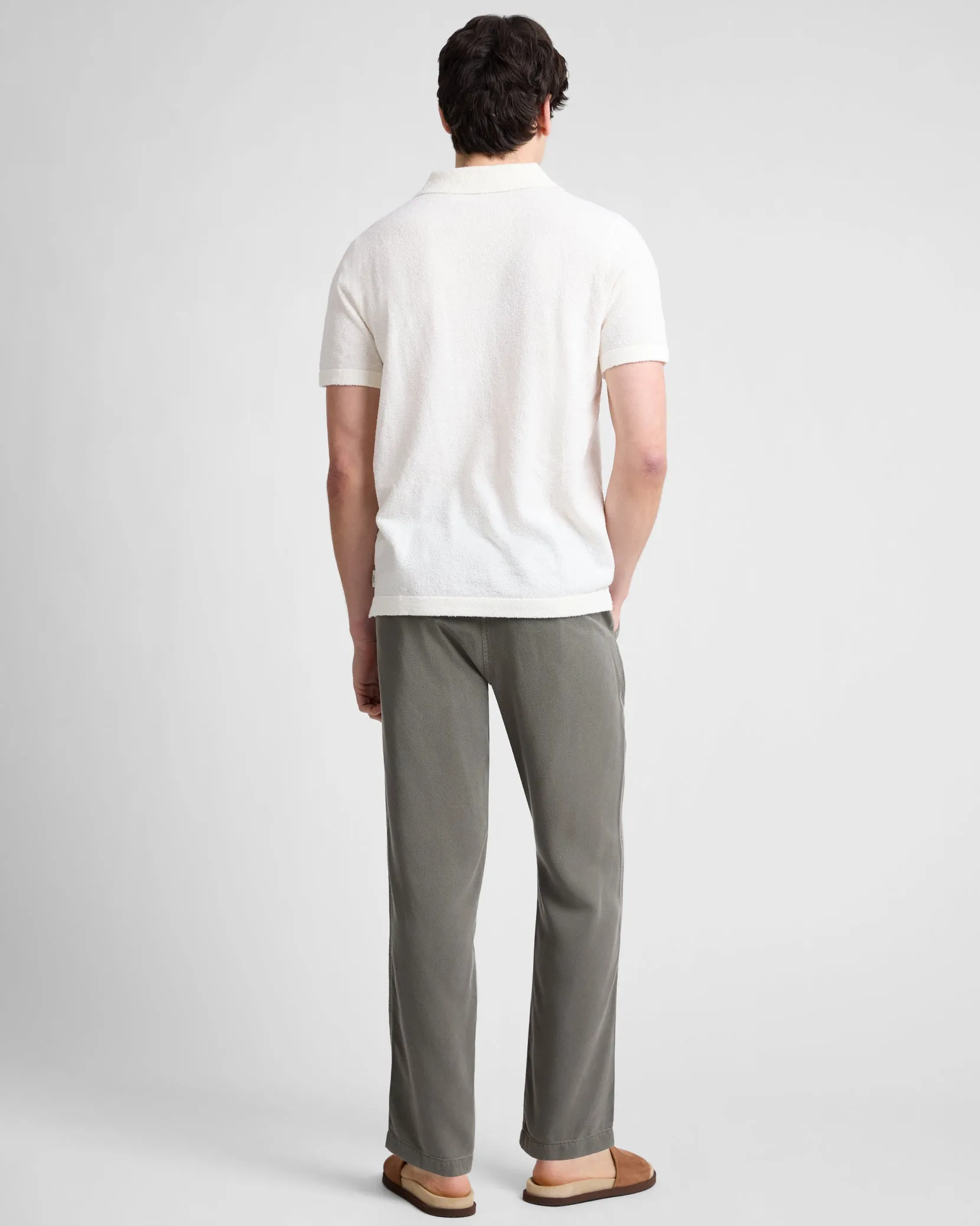 Boucle Knit Johnny Polo sold by Onia product image thumbnail 4