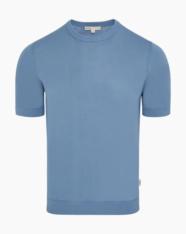 Mercerized Cotton Knit Tee made by Onia