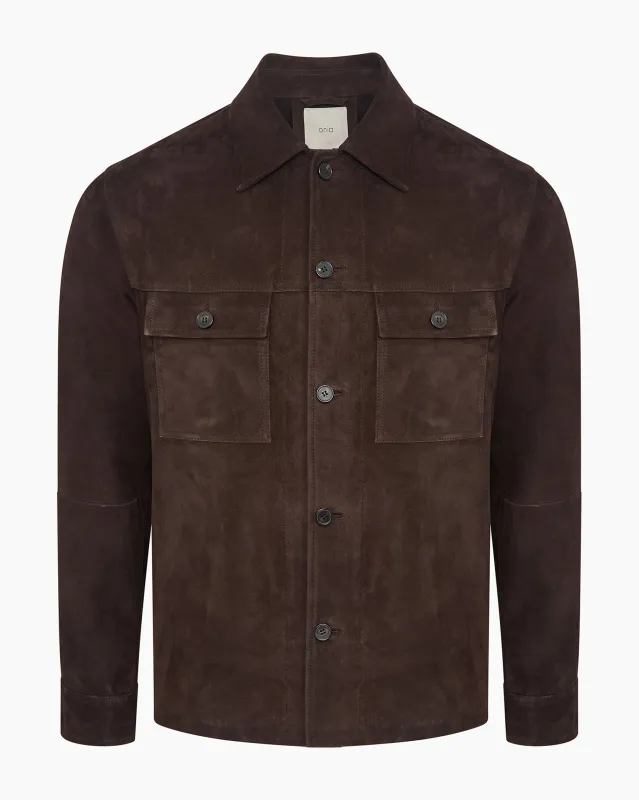 Suede Traveler Jacket made by Onia