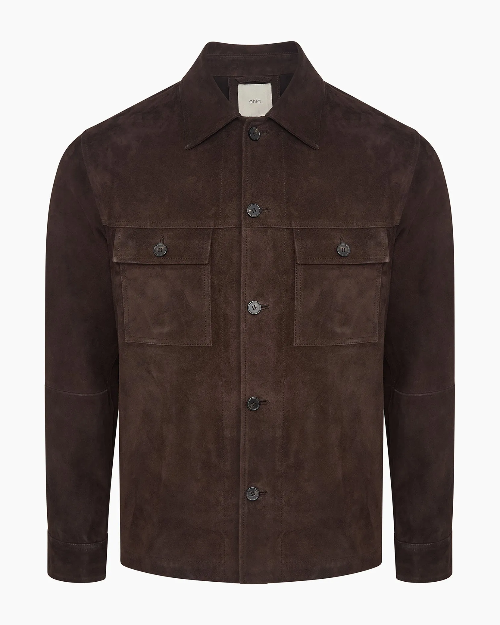 Suede Traveler Jacket sold by Onia