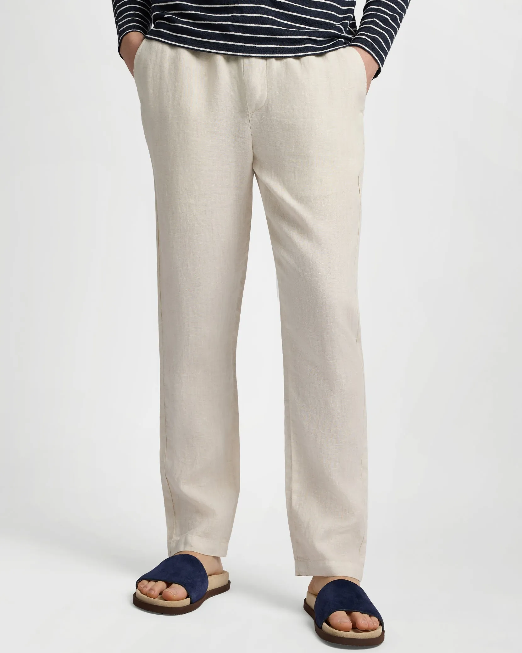 Pigment Dye Linen Pull On Pant sold by Onia product image thumbnail 2