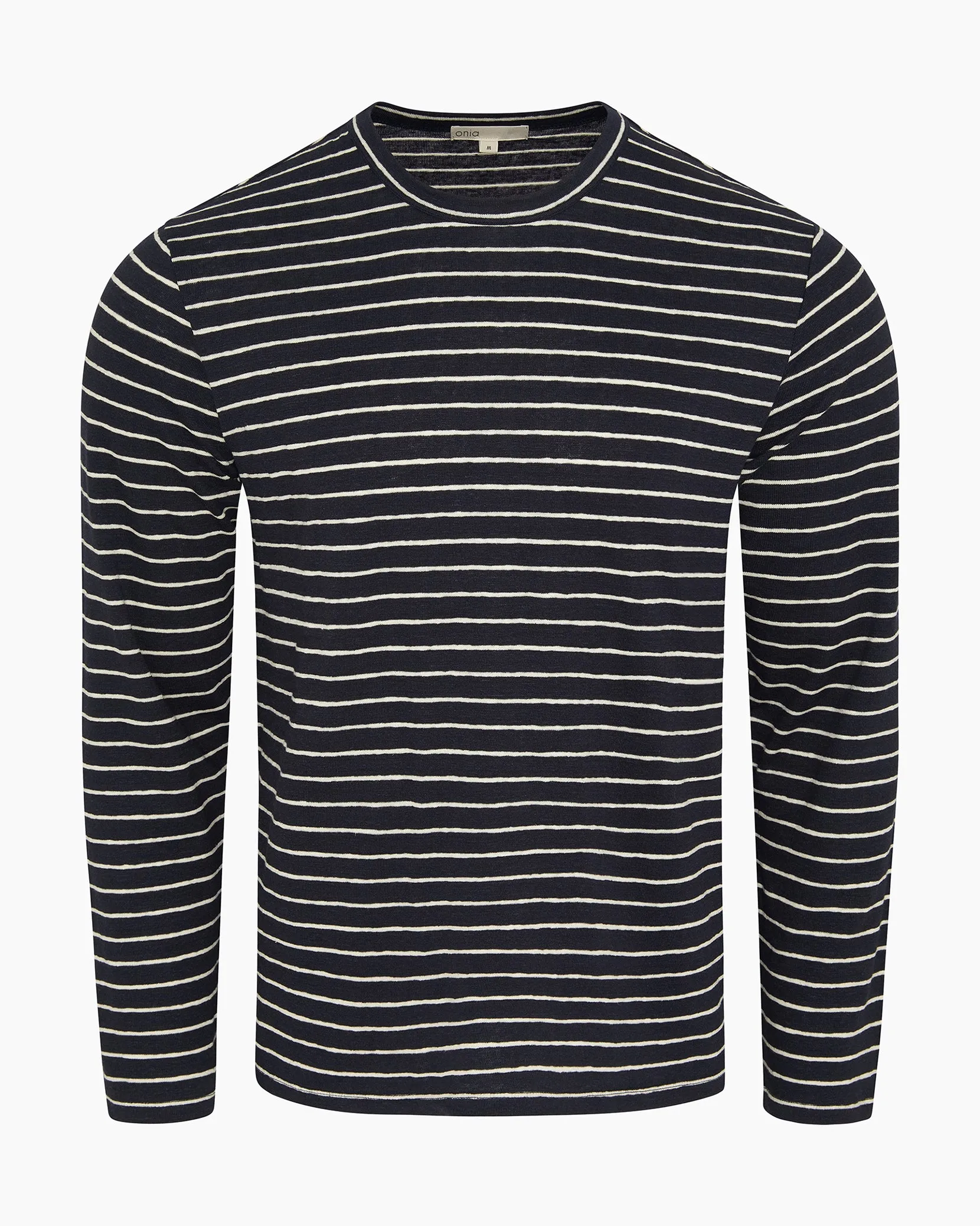 Stretch Linen Jersey Long Sleeve Tee sold by Onia