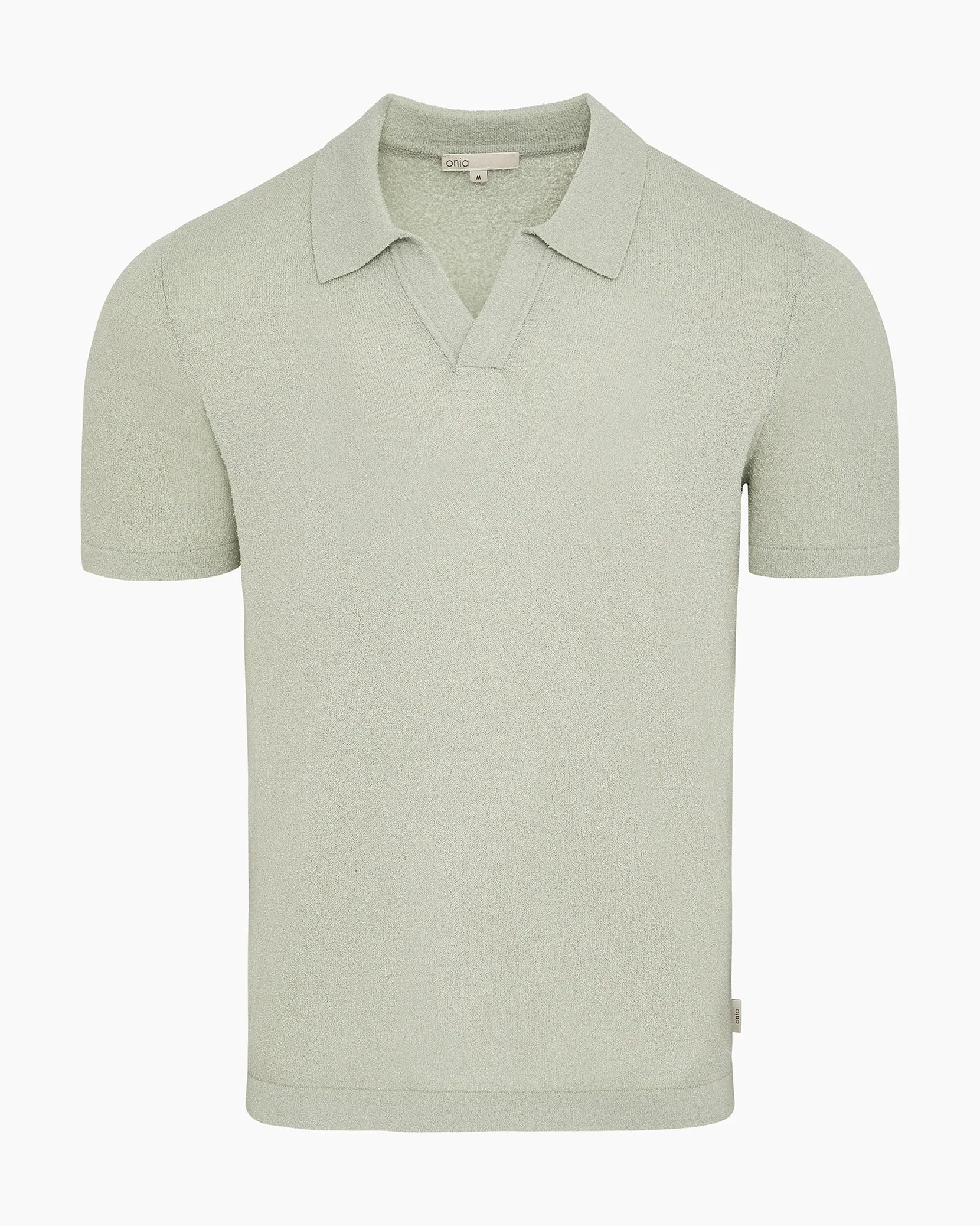 Boucle Knit Johnny Polo sold by Onia