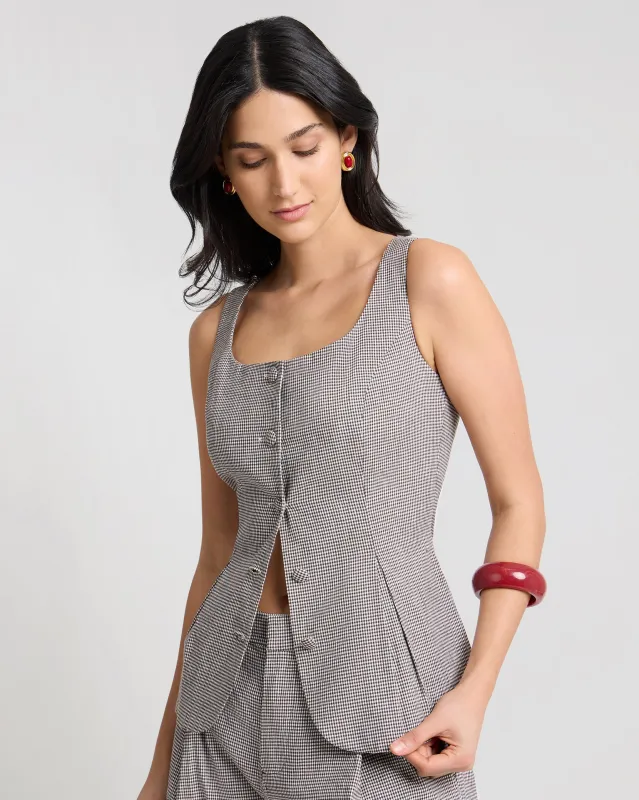 Peplum Vest made by Onia