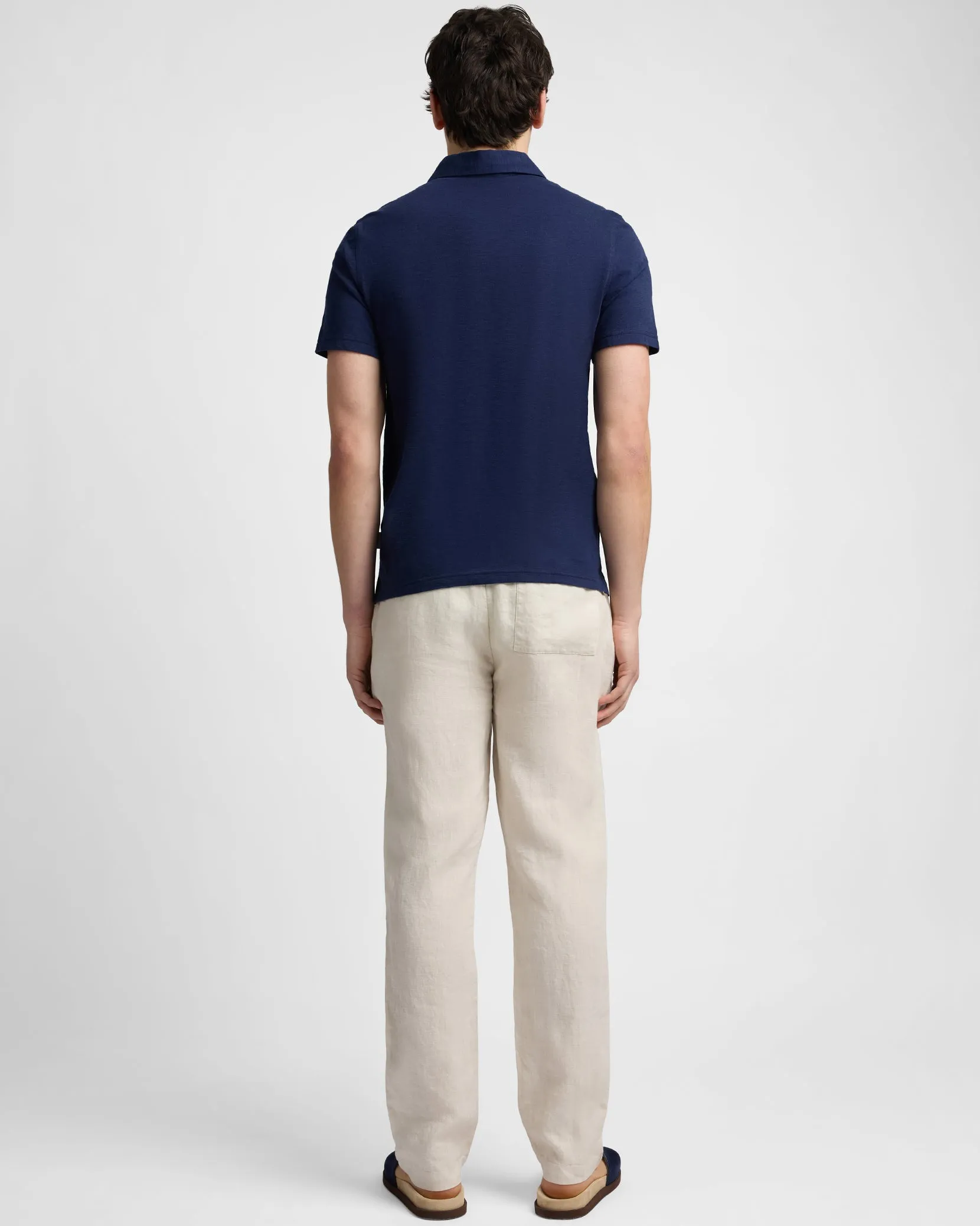 Stretch Linen Jersey Short Sleeve Polo sold by Onia product image thumbnail 5