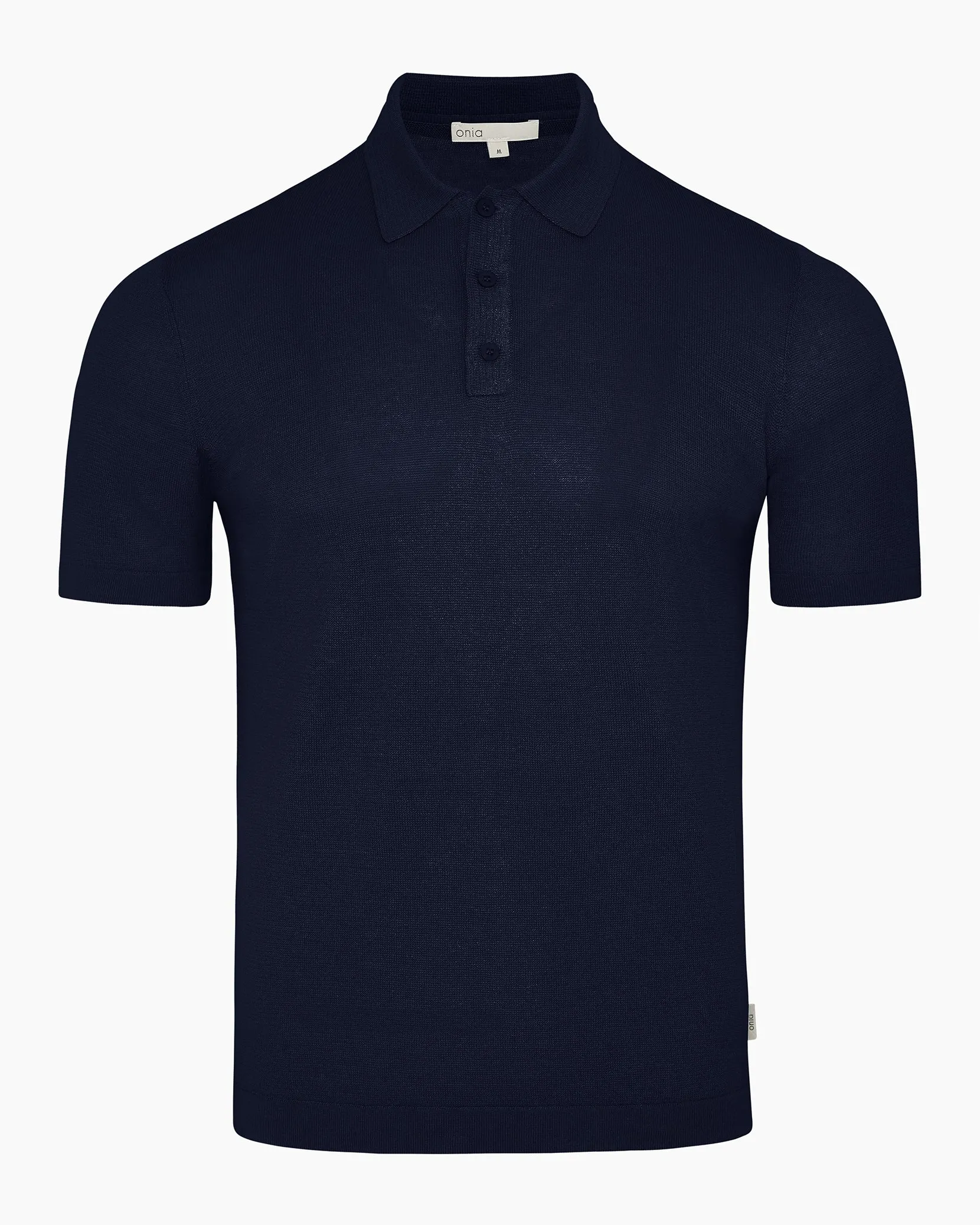 Stretch Linen Jersey Short Sleeve Polo sold by Onia