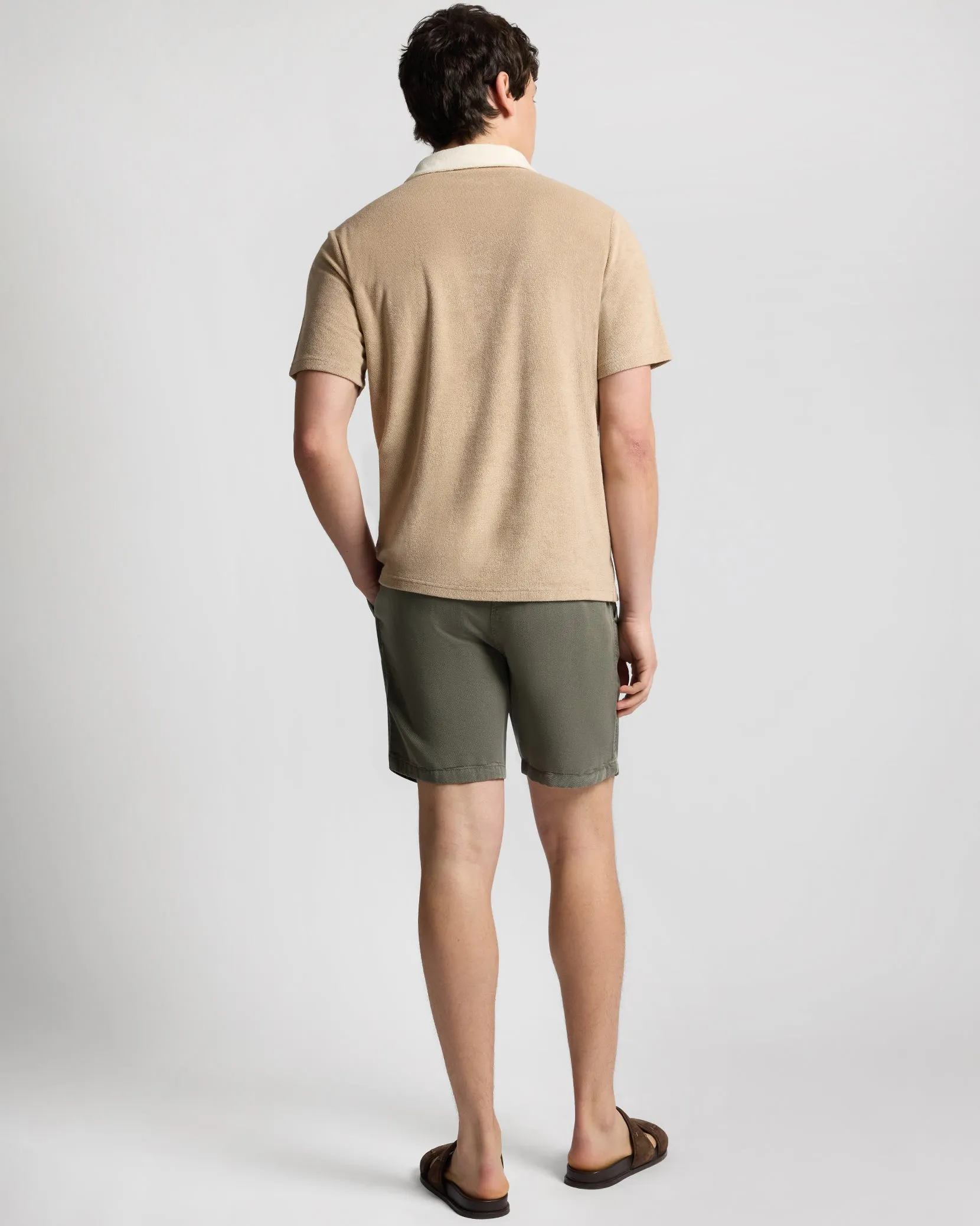 Towel Terry Pocket Johnny Collar Polo sold by Onia product image thumbnail 5