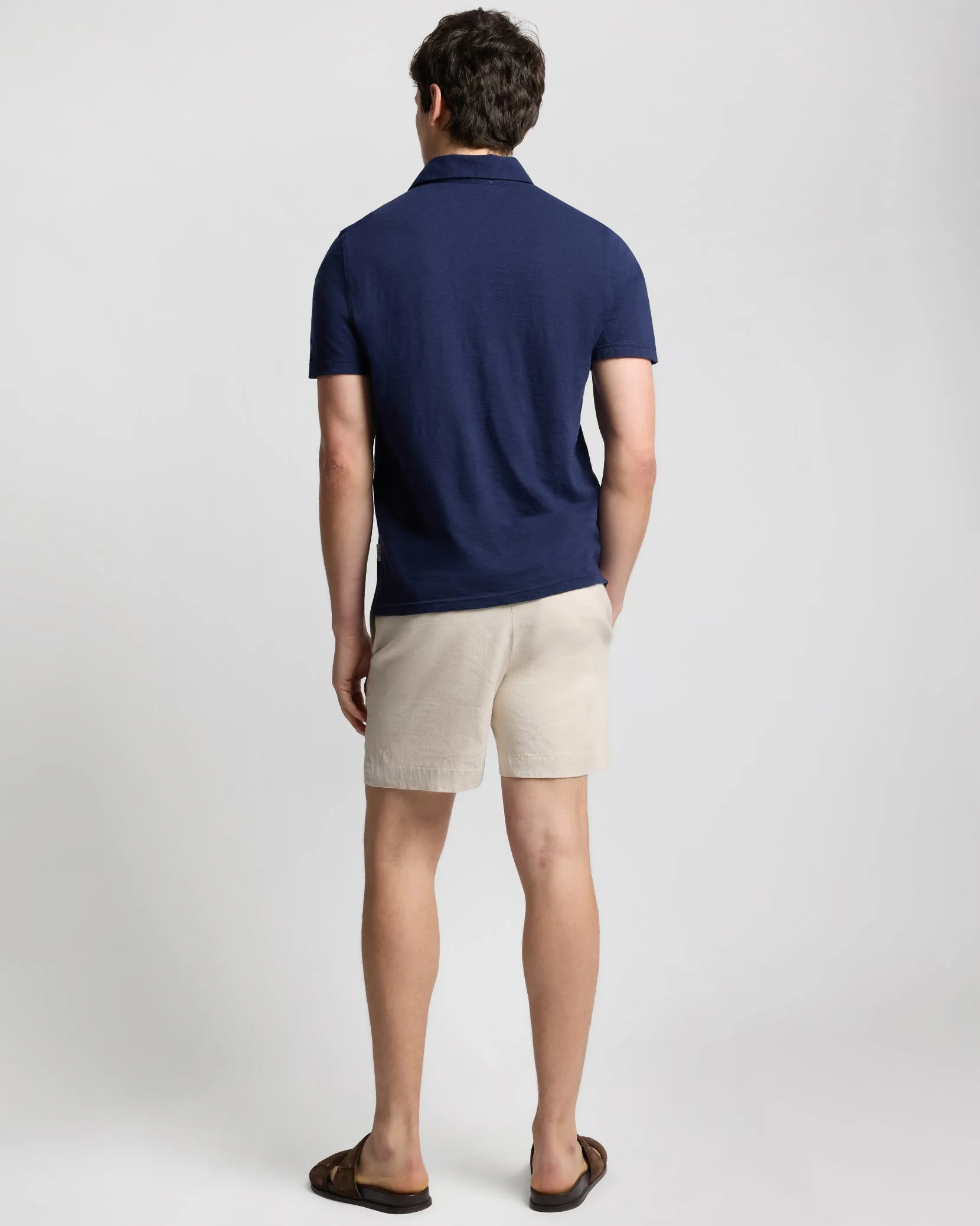 Slub Short Sleeve Polo sold by Onia product image thumbnail 5