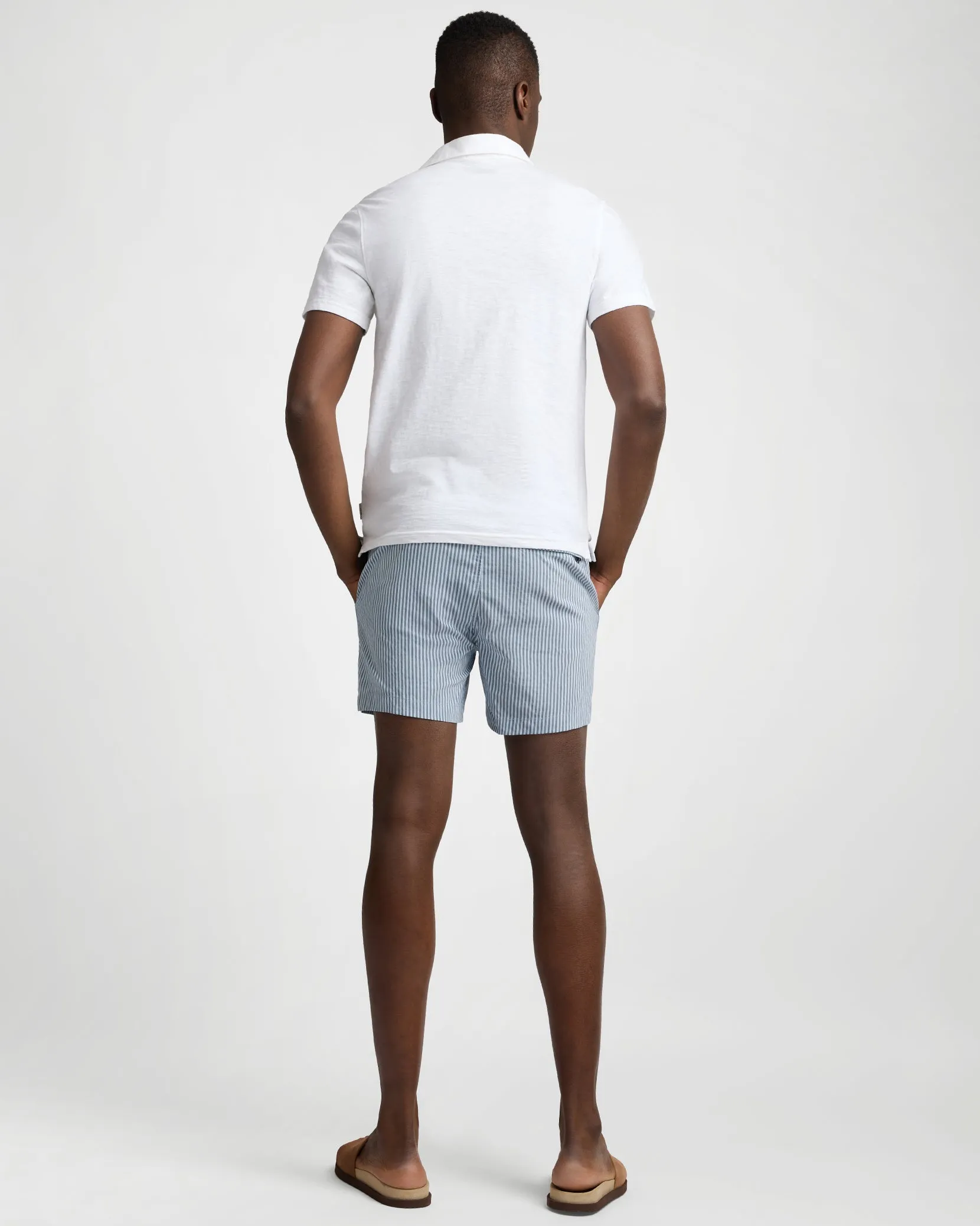 Slub Short Sleeve Polo sold by Onia product image thumbnail 5