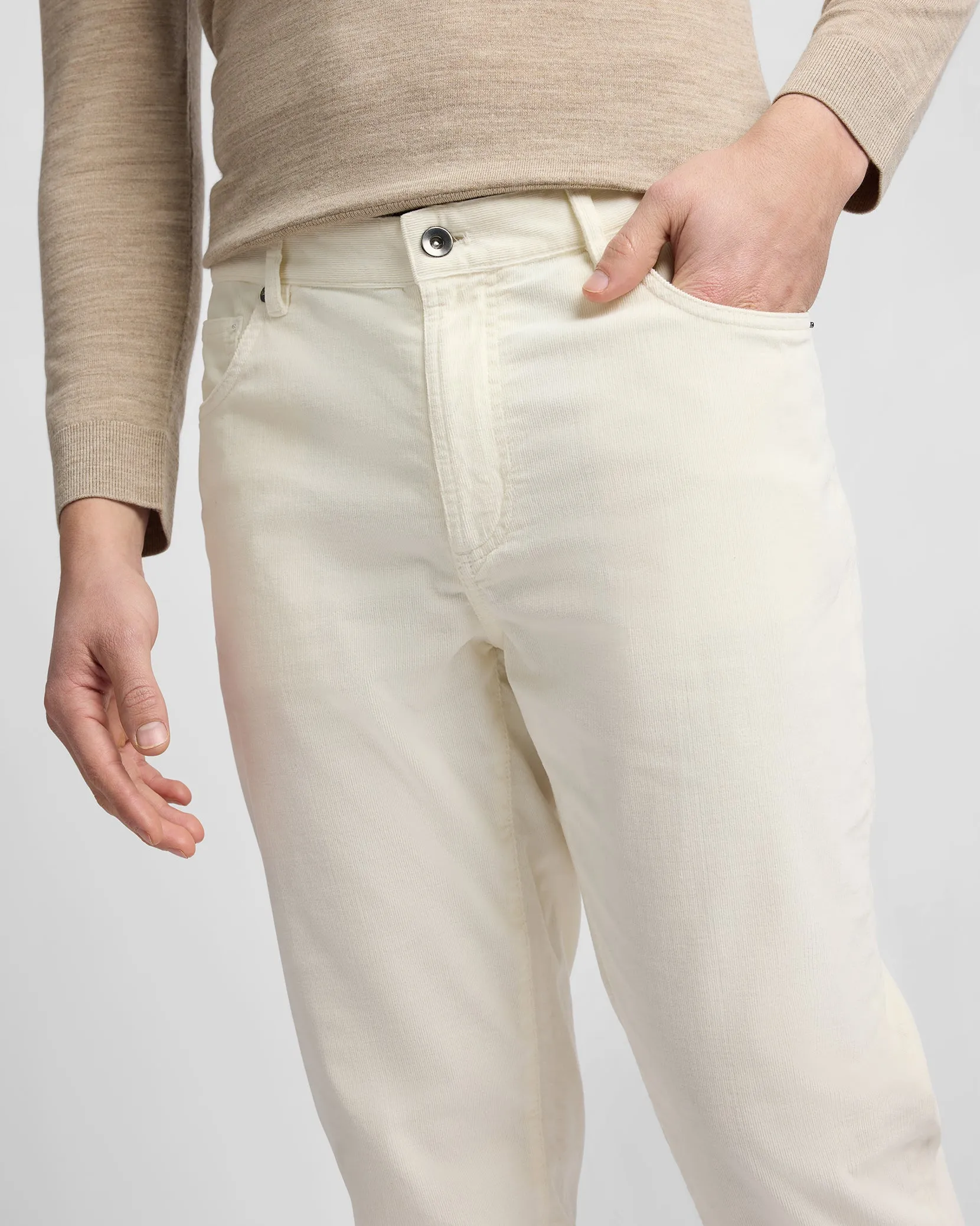 Stretch Cord 5 Pocket Pant sold by Onia product image thumbnail 4