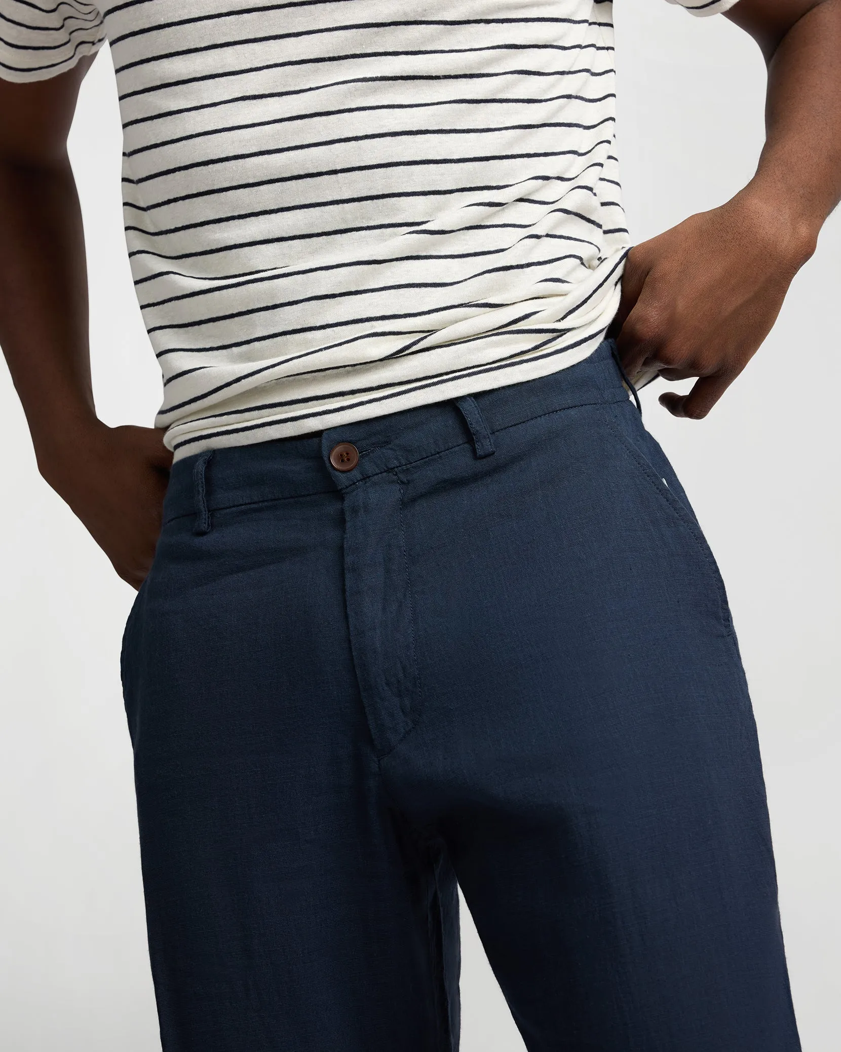 Stretch Linen Trouser sold by Onia product image thumbnail 4