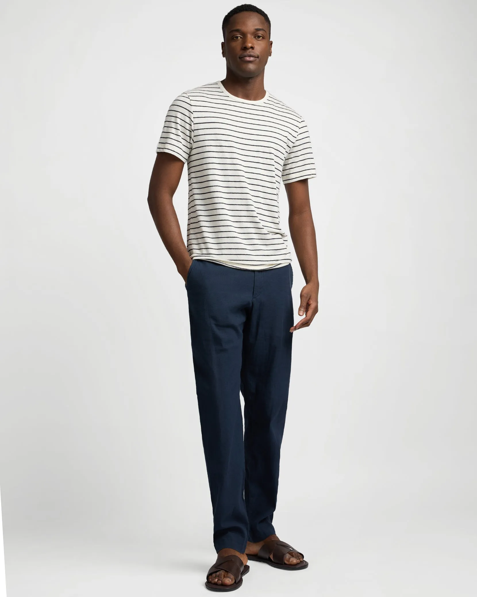 Stretch Linen Trouser sold by Onia product image thumbnail 3