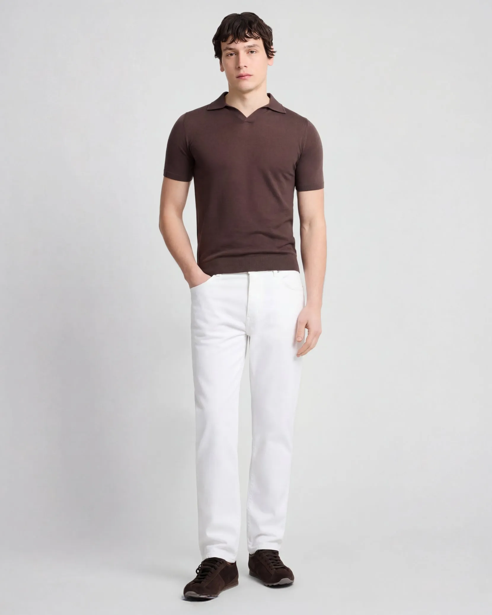Linen Denim 5-Pocket Pant sold by Onia product image thumbnail 3