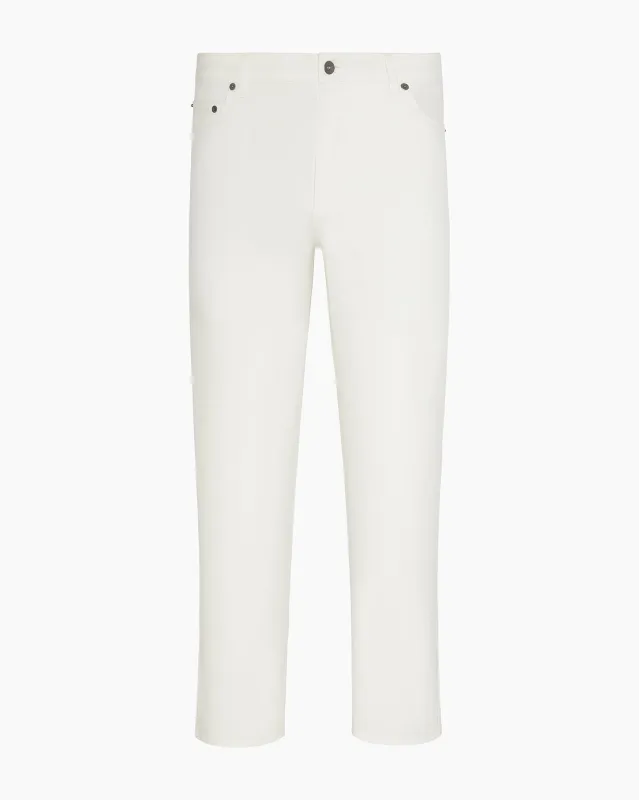 Linen Denim 5-Pocket Pant made by Onia