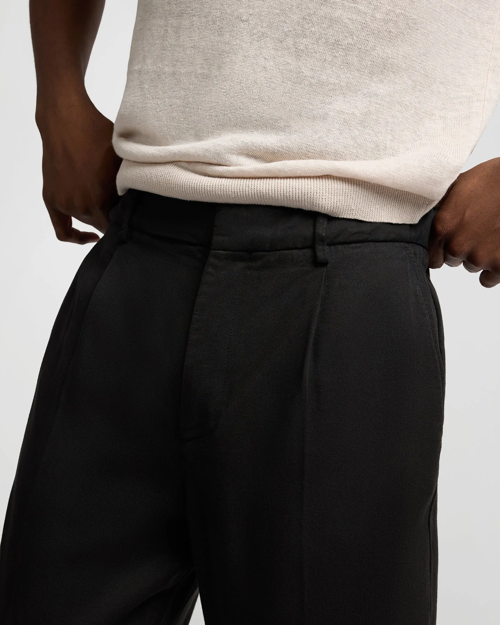 Lyocell Pleated Trouser sold by Onia product image thumbnail 4