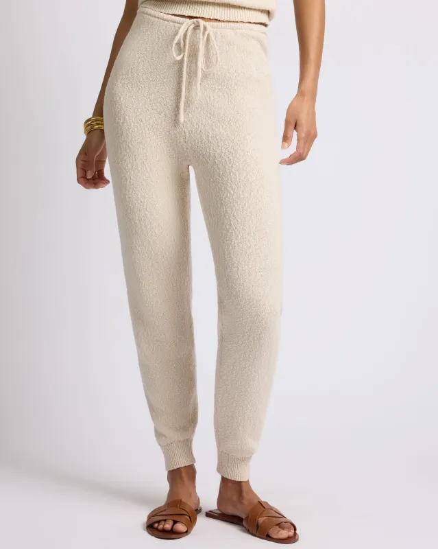 Cotton Boucle Jogger made by Onia
