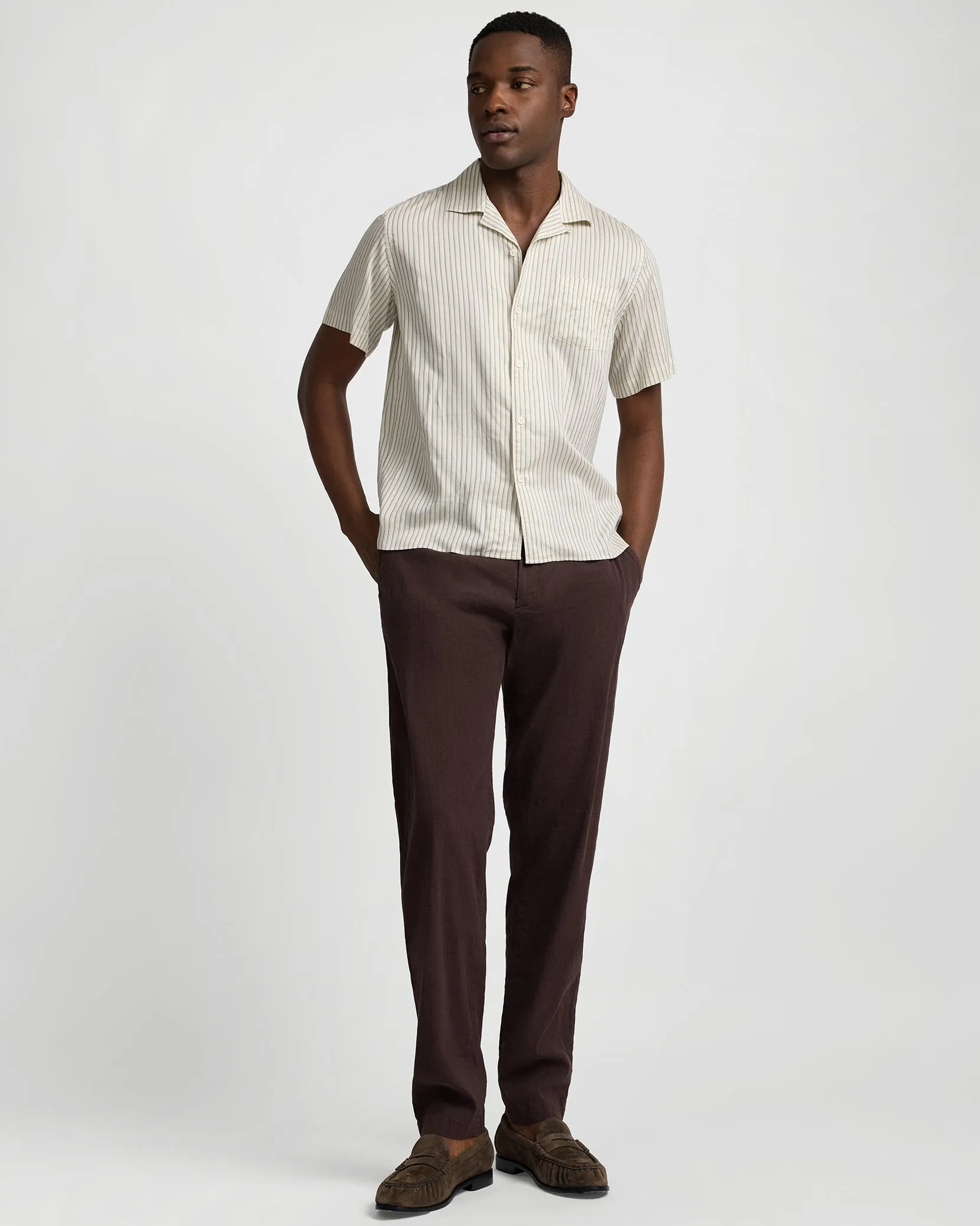 Tencel Convertible Vacation Shirt sold by Onia product image thumbnail 3