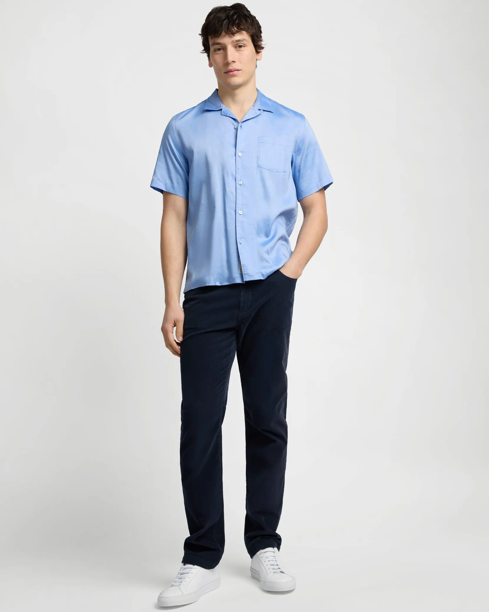 Tencel Convertible Vacation Shirt sold by Onia product image thumbnail 3