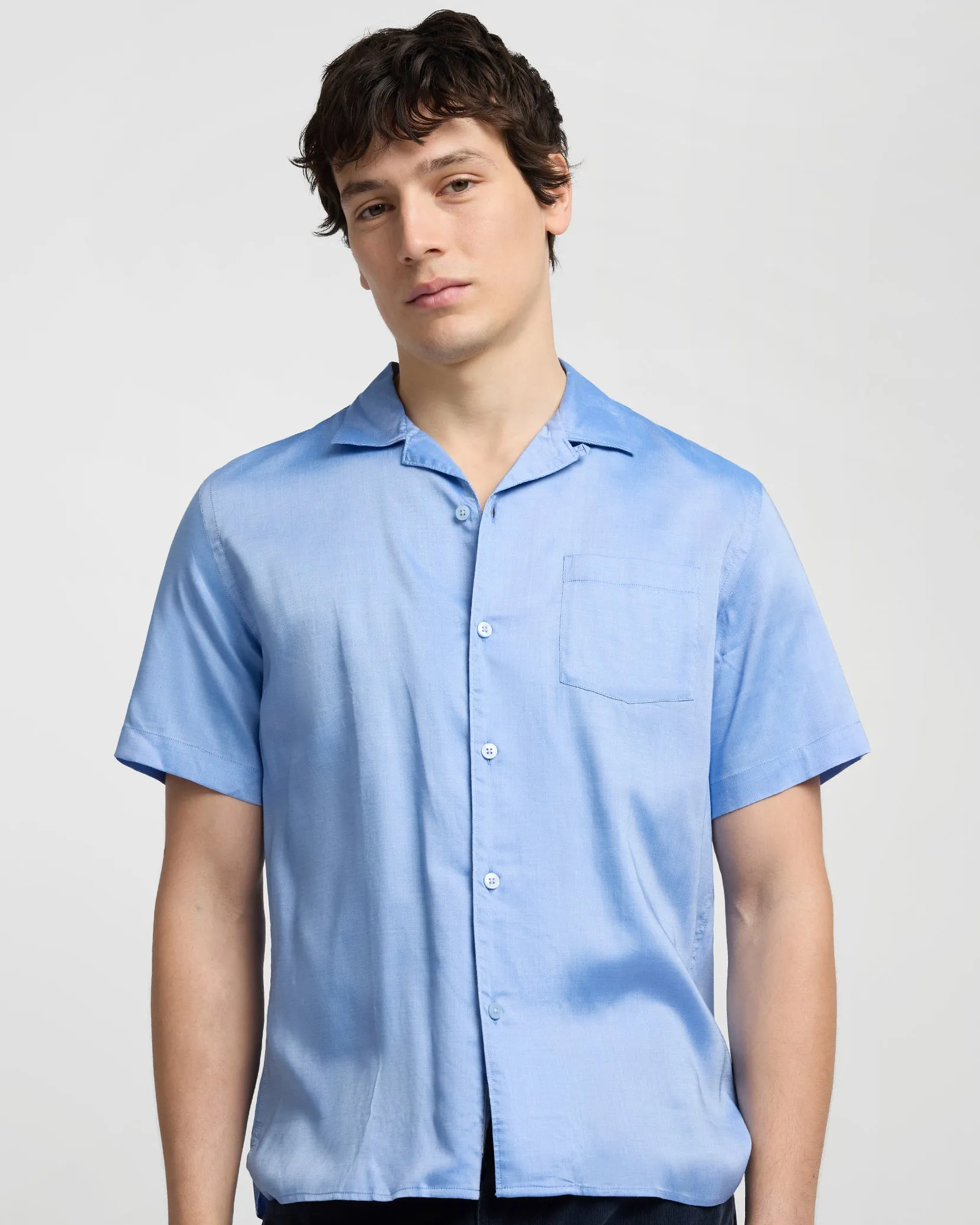 Tencel Convertible Vacation Shirt sold by Onia product image thumbnail 2